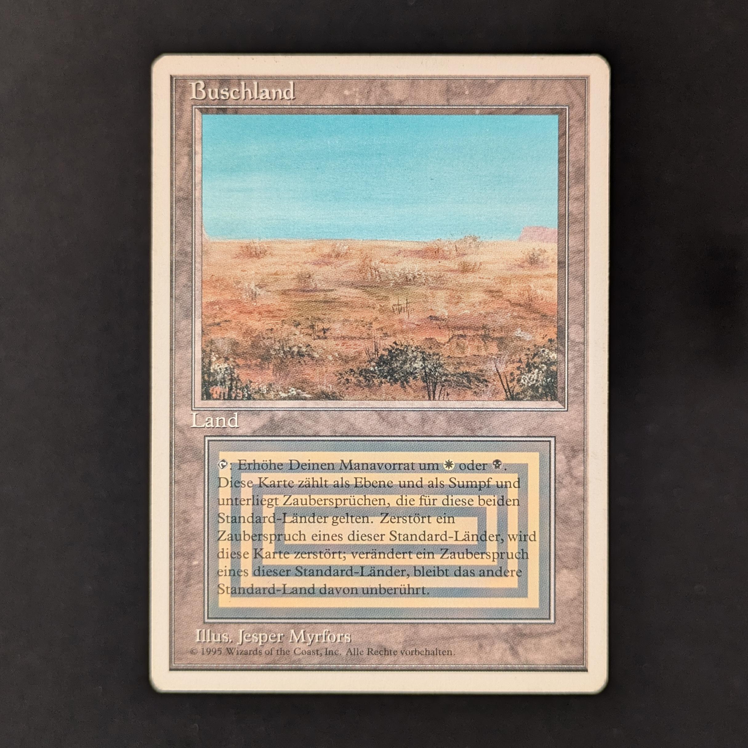 MTG Singles - Scrubland - Foreign White Bordered - 