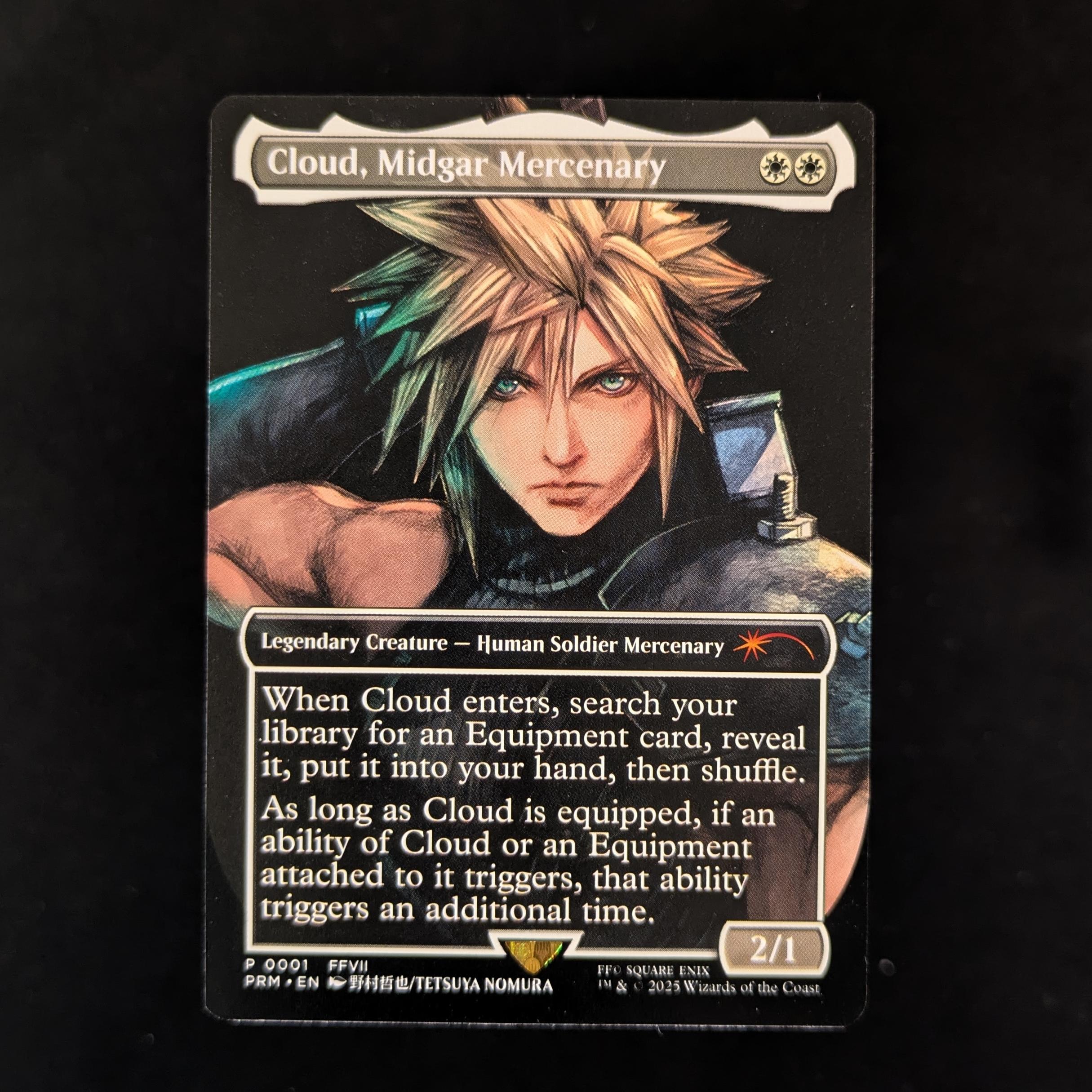 MTG Singles - Cloud, Midgar Mercenary - MagicCon Products - NM - 