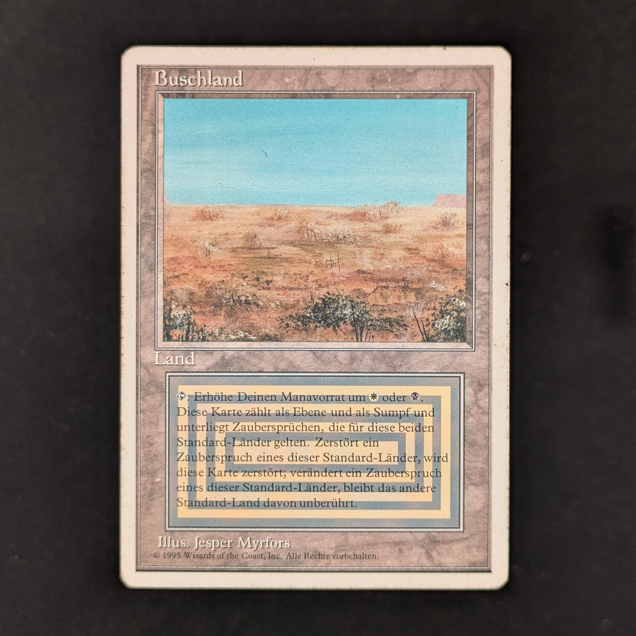 MTG Singles - Scrubland - Foreign White Bordered - 