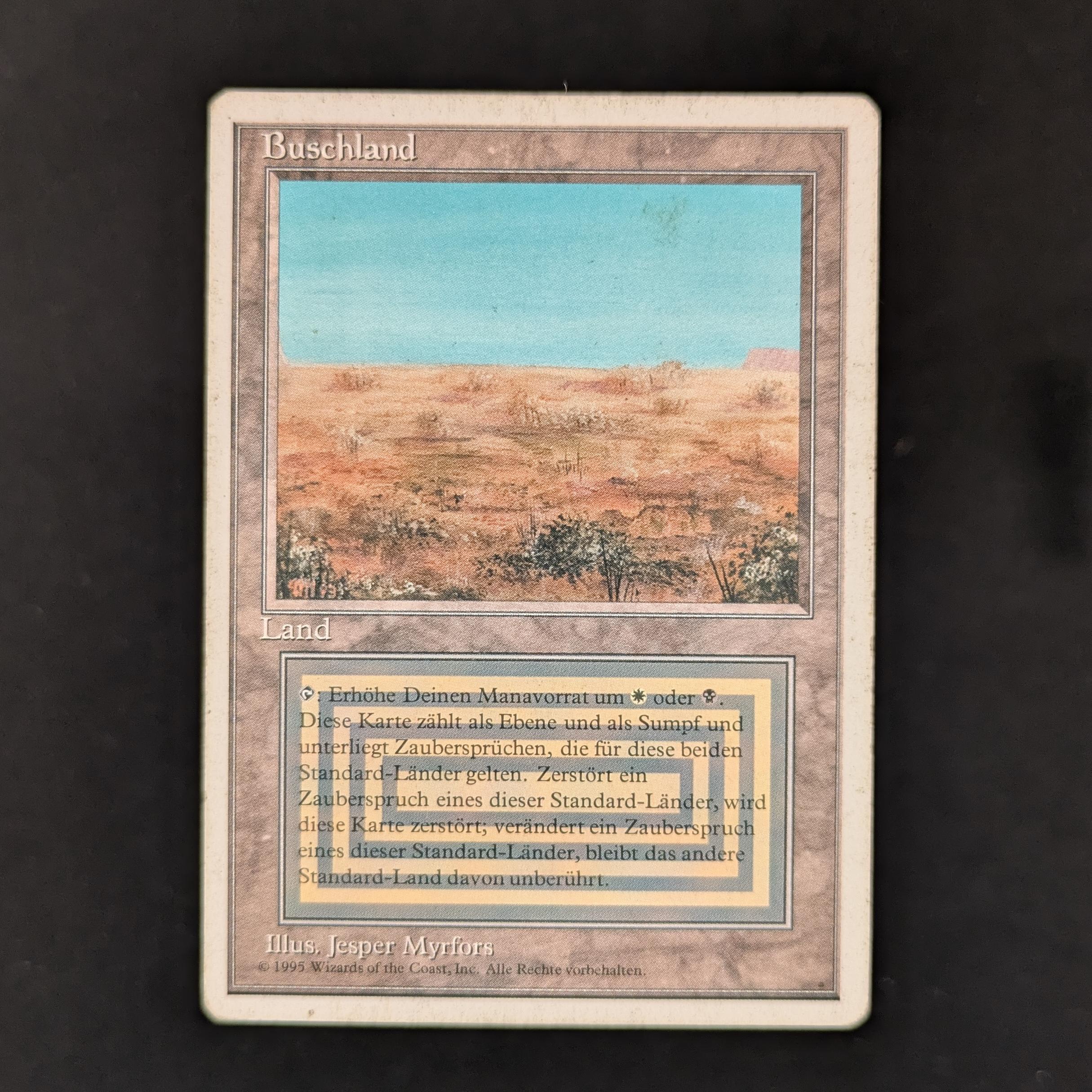 MTG Singles - Scrubland - Foreign White Bordered - 