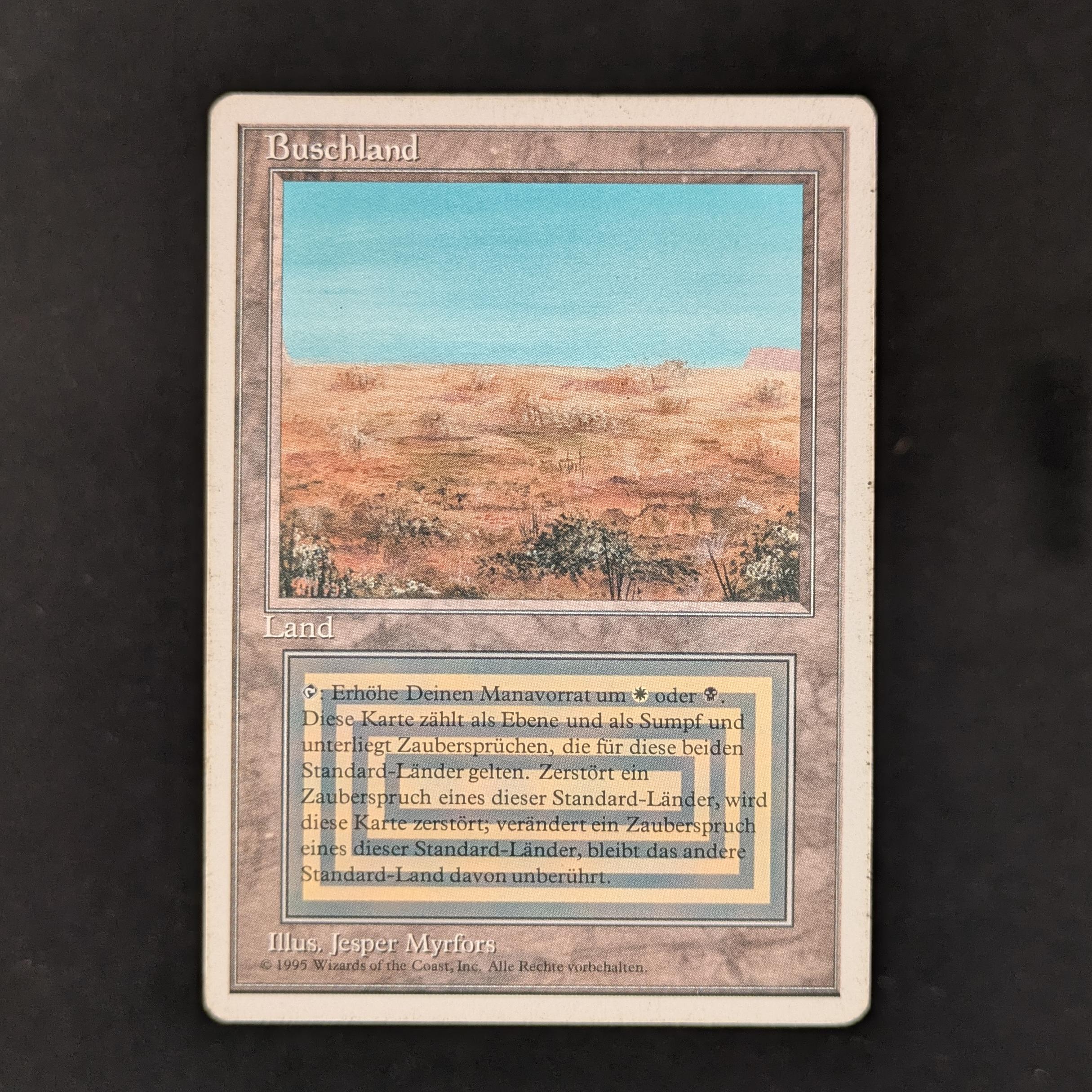 MTG Singles - Scrubland - Foreign White Bordered - 
