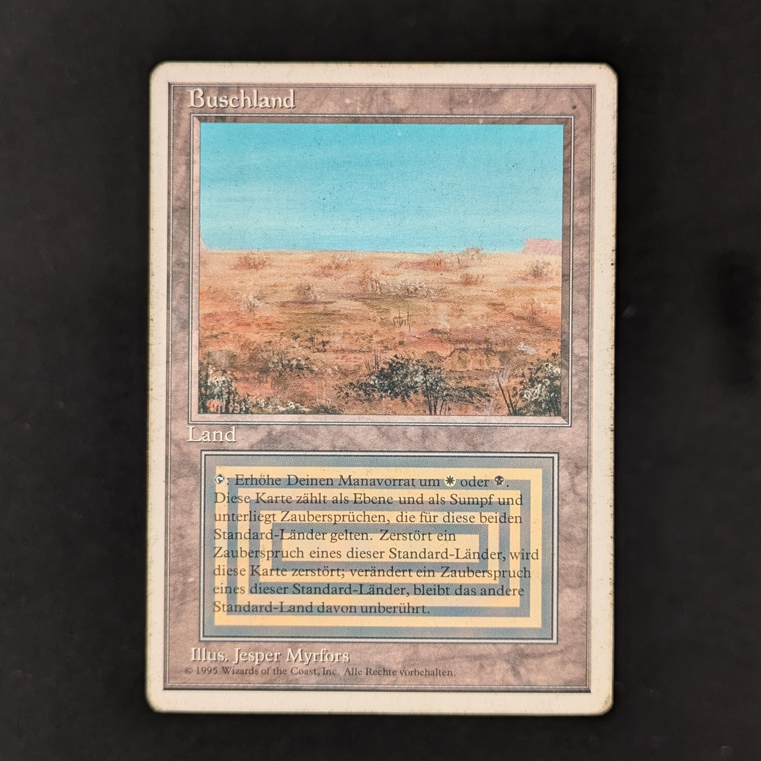 MTG Singles - Scrubland - Foreign White Bordered - 
