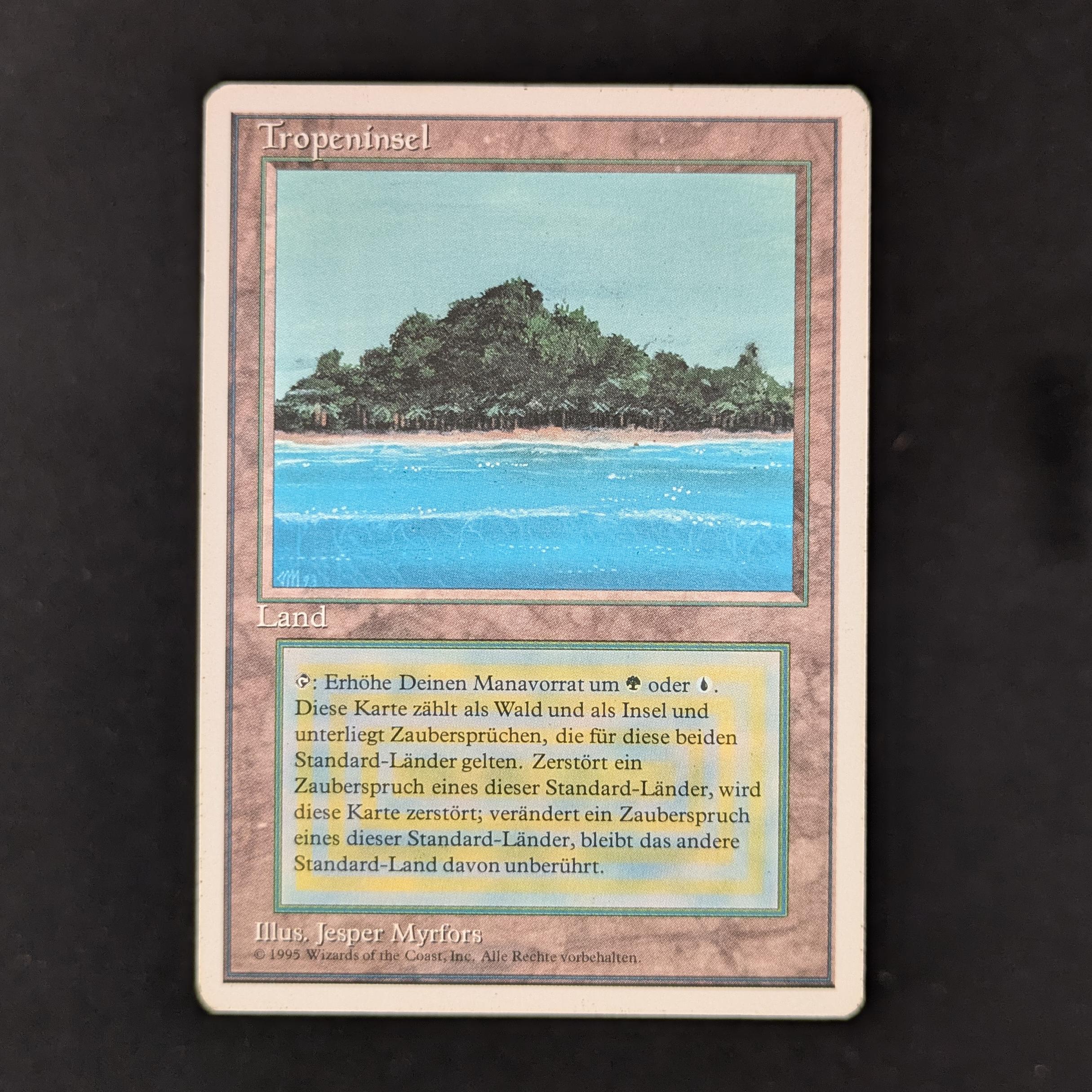 MTG Singles - Tropical Island - Foreign White Bordered - 