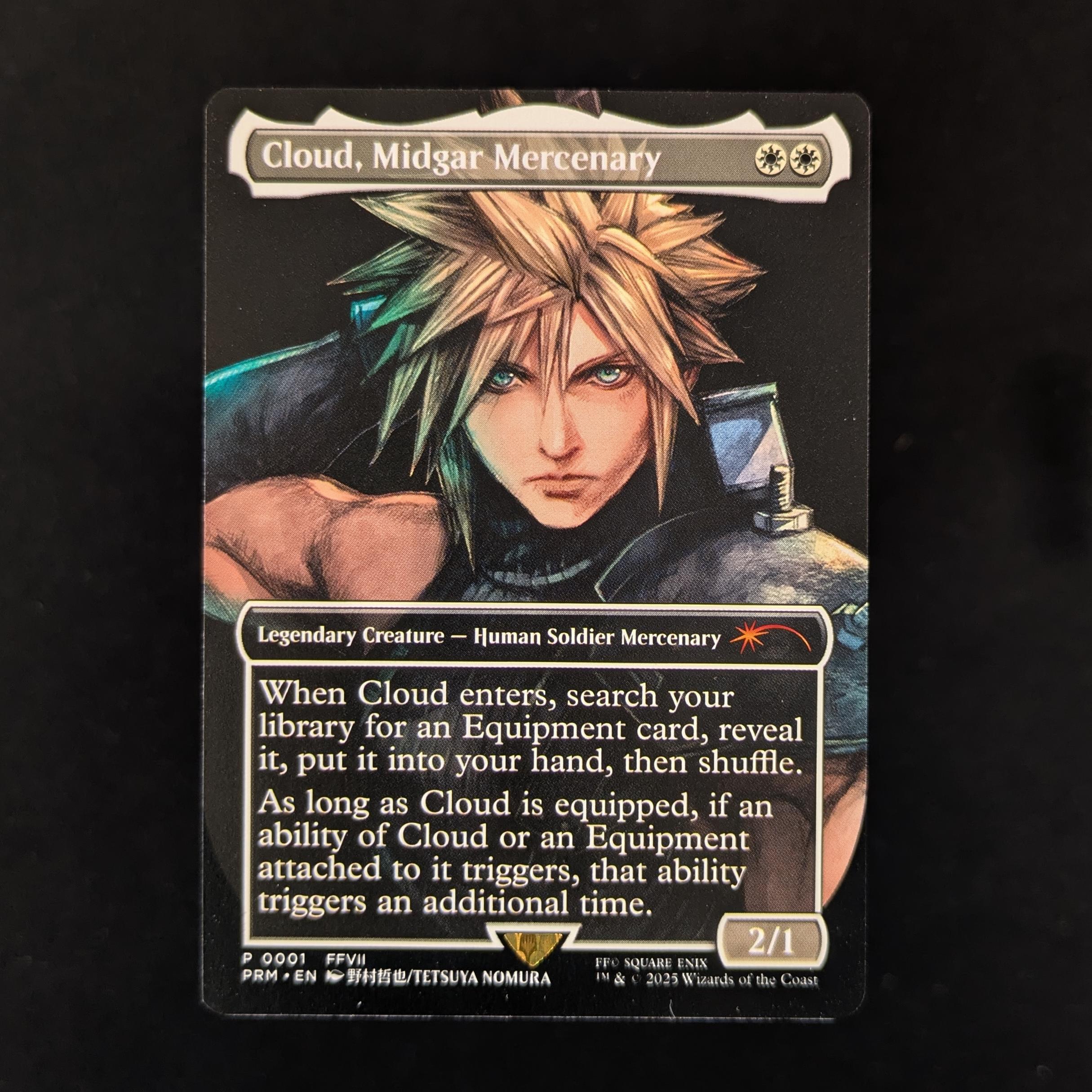 MTG Singles - Cloud, Midgar Mercenary - MagicCon Products - NM - 