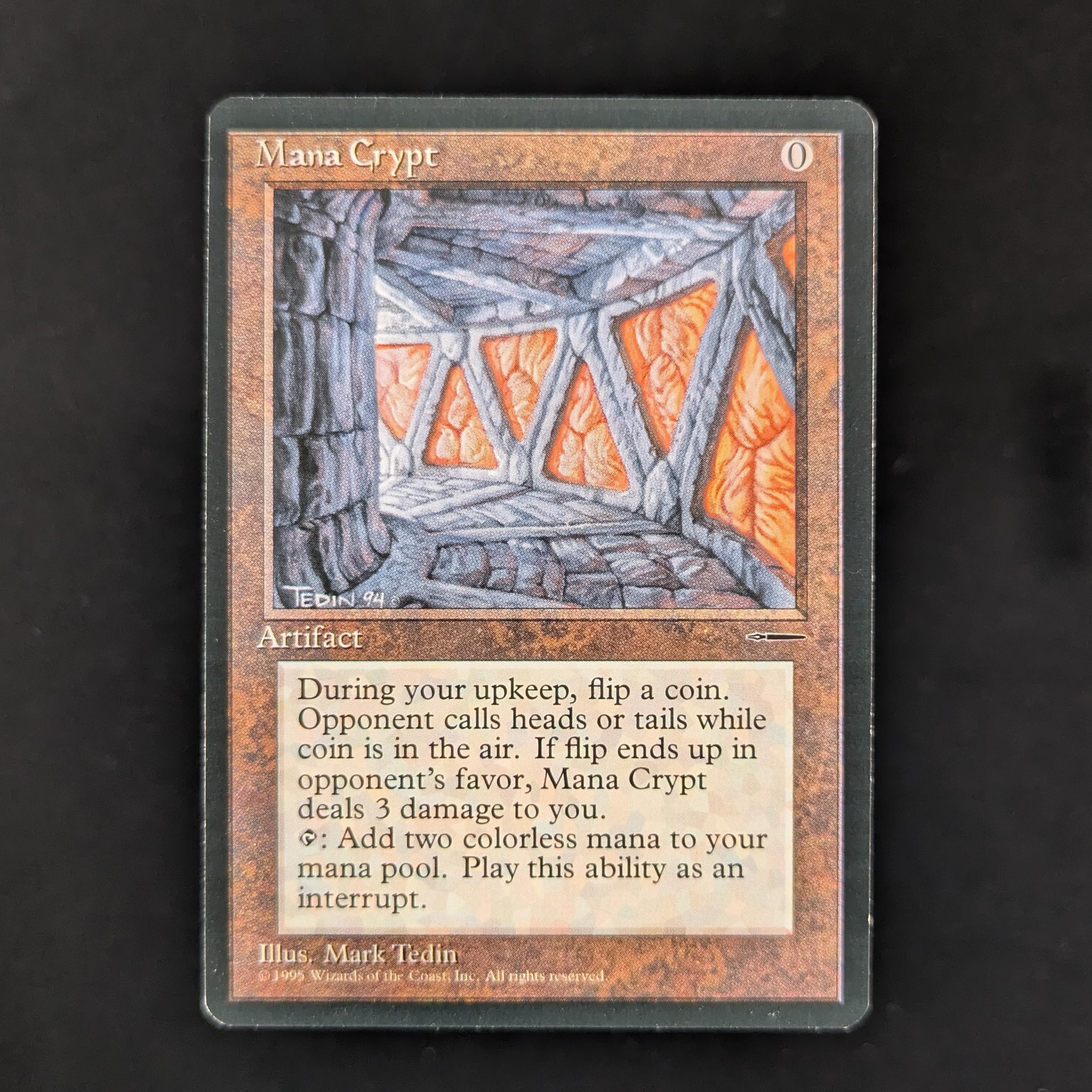 MTG Singles - Mana Crypt (Book Insert) - Harper Prism Promos - EX - 