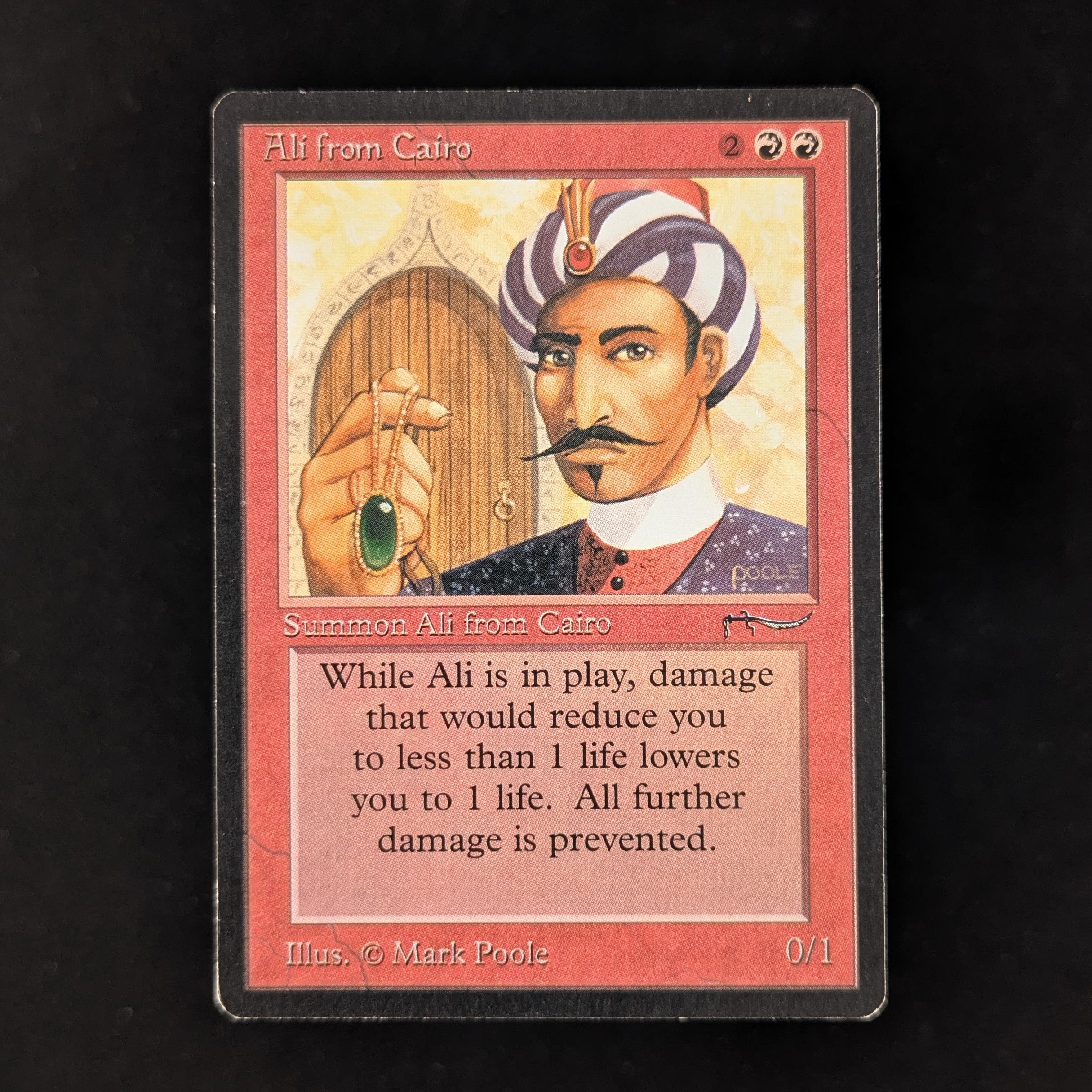 MTG Singles - Ali from Cairo - Arabian Nights - EX - 29885