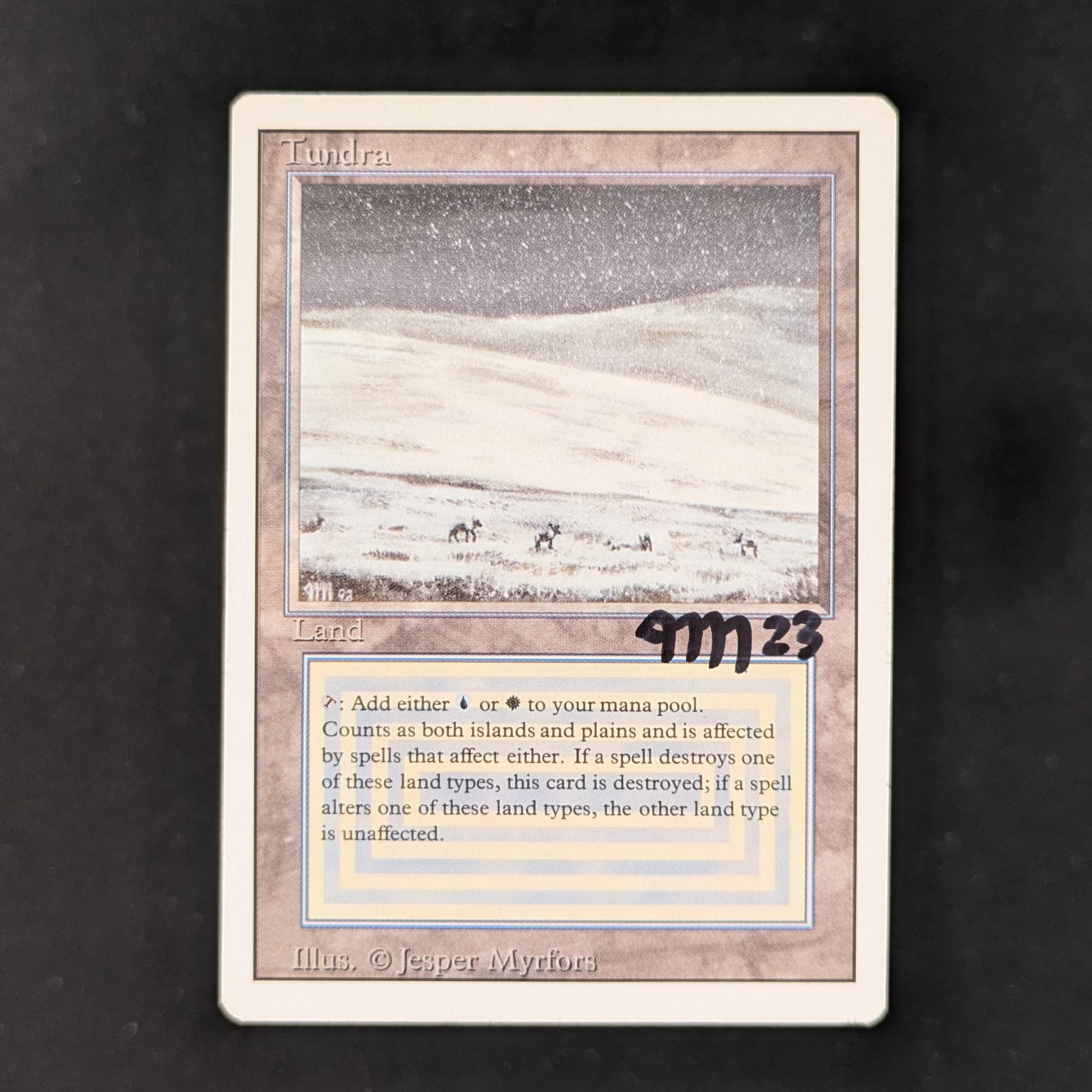 MTG Singles - Tundra - Revised - GD - SIGNED - 29932