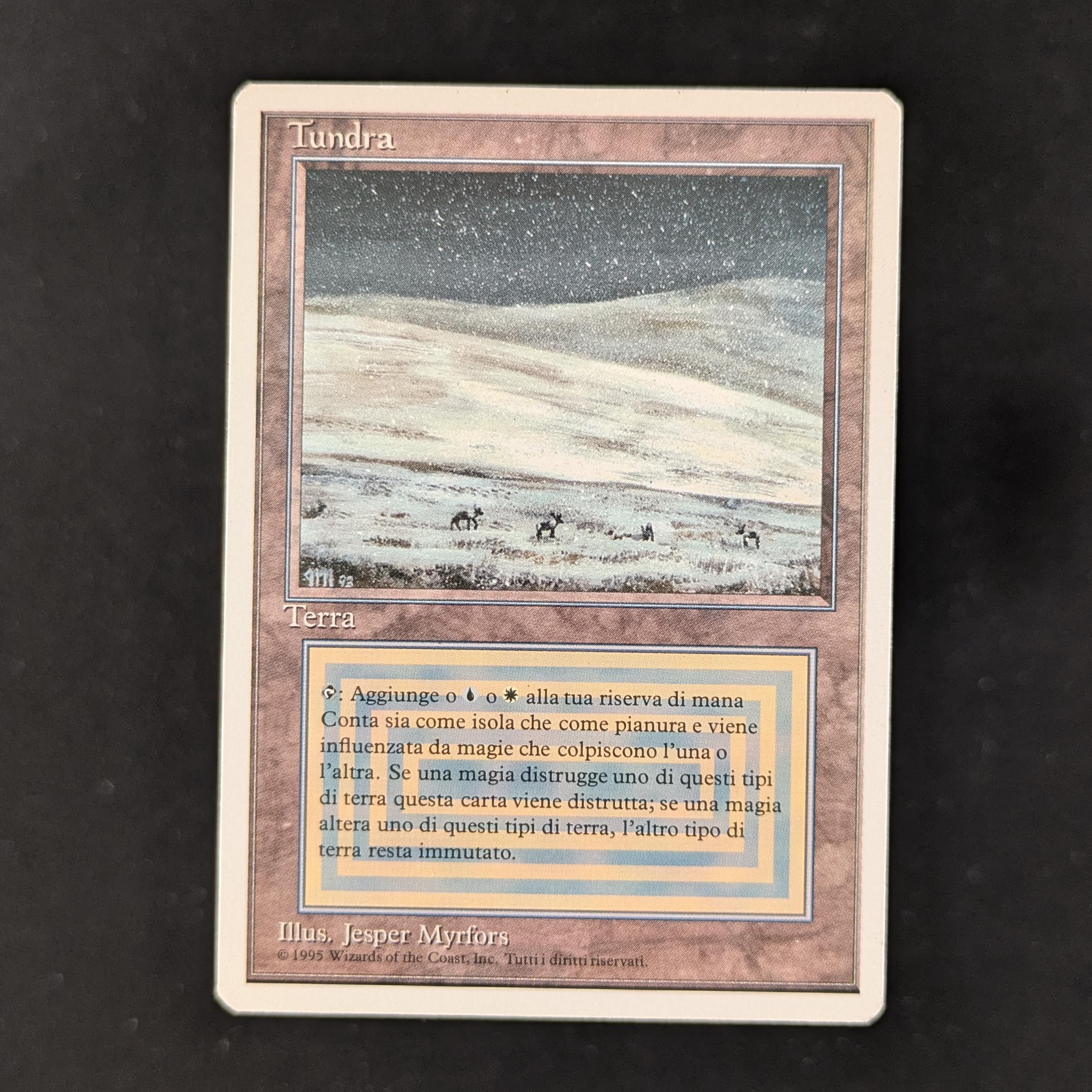 MTG Singles - Tundra - Foreign White Bordered - Italian - LP - 29961