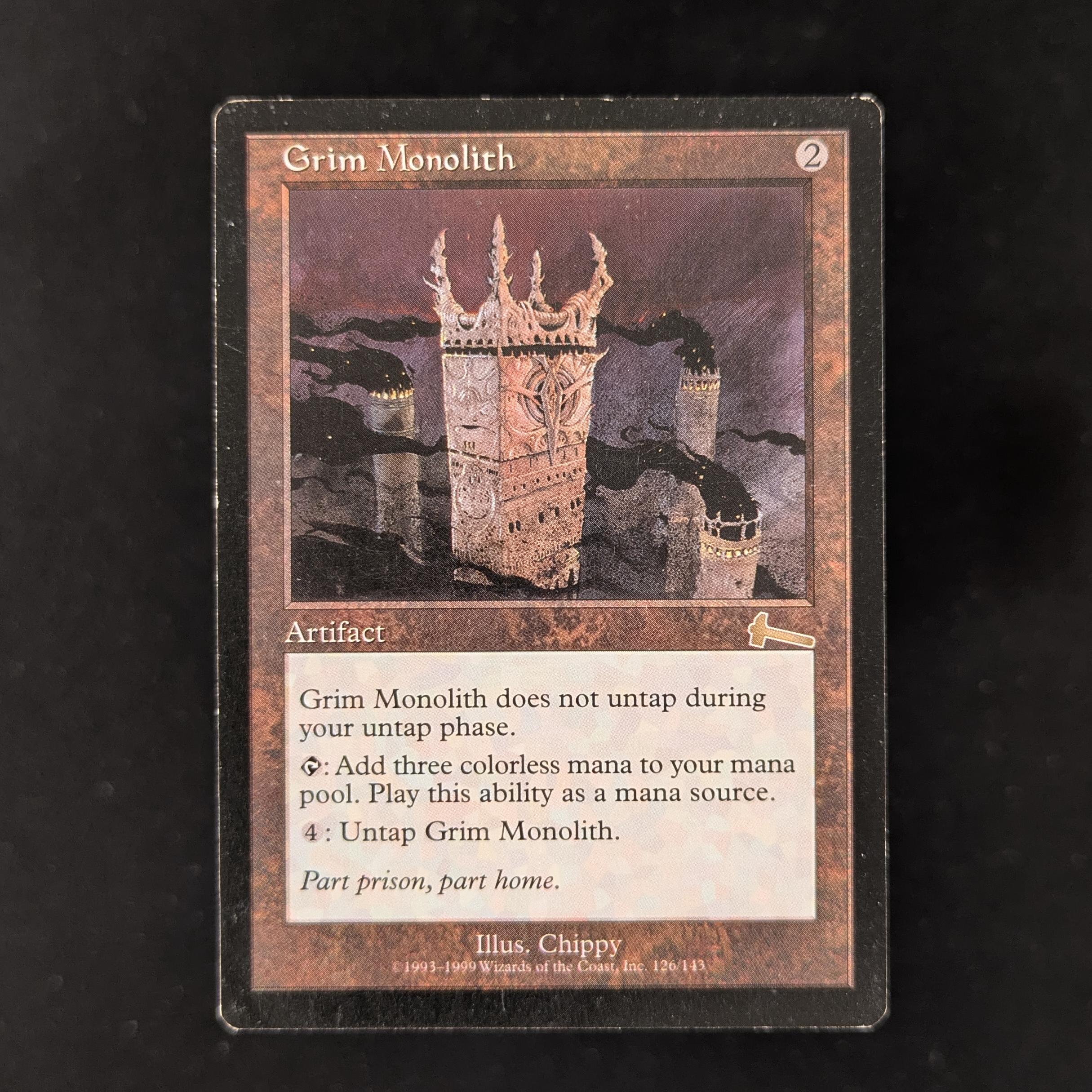 MTG Singles - Grim Monolith - Urza's Legacy - English - GD - 29972