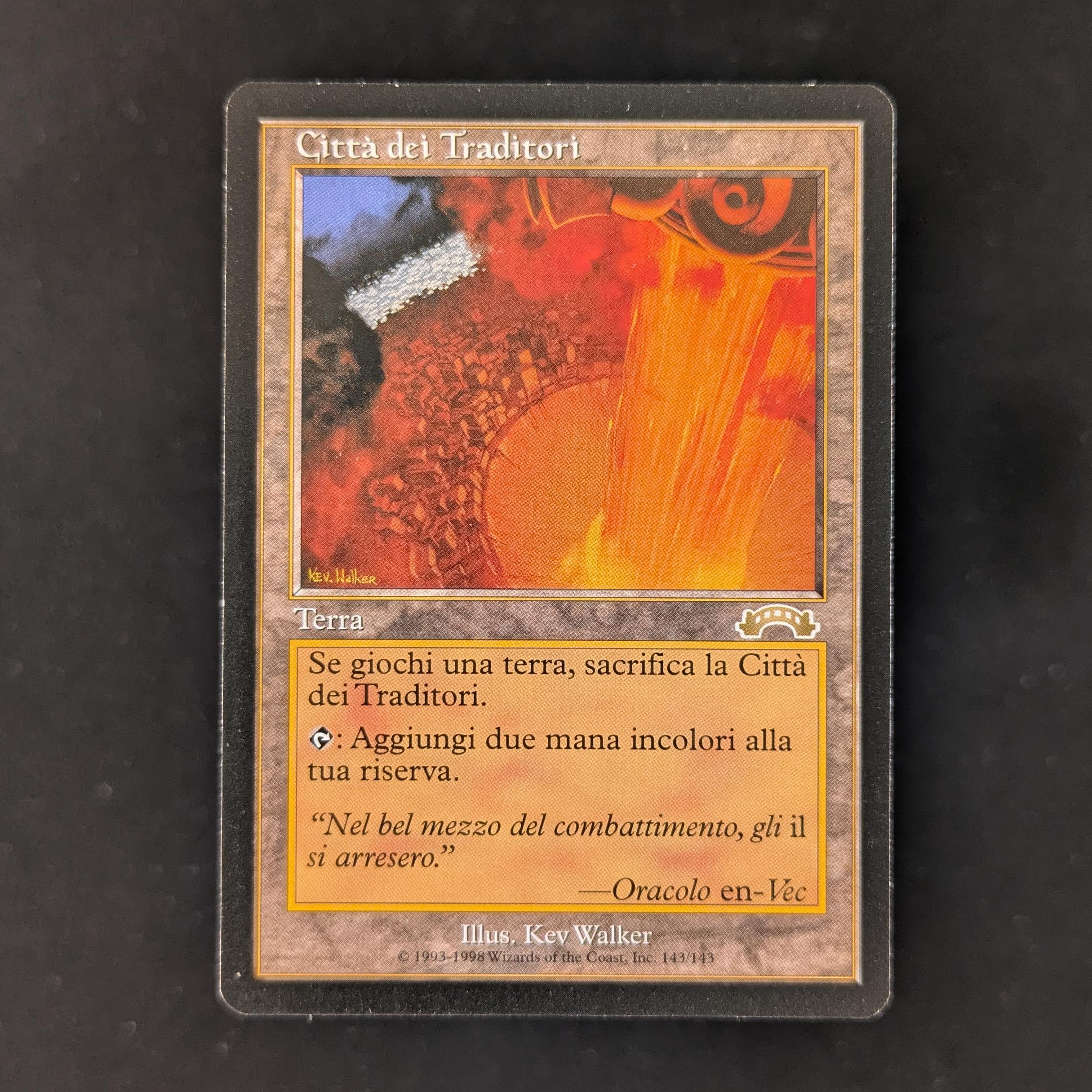 MTG Singles - City of Traitors - Exodus - Italian - EX - 29999