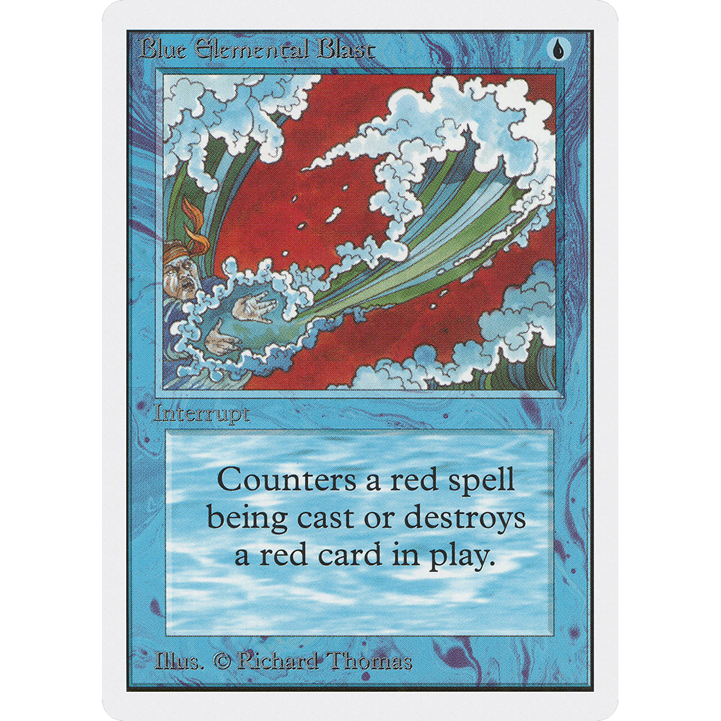MTG Singles - Blue Elemental Blast - Unlimited - Regular