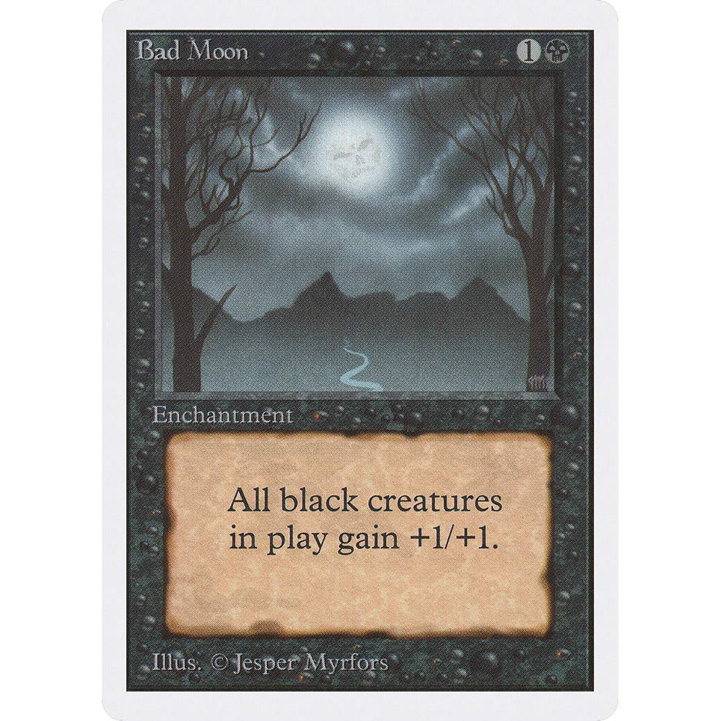MTG Singles - Bad Moon - Unlimited - Regular