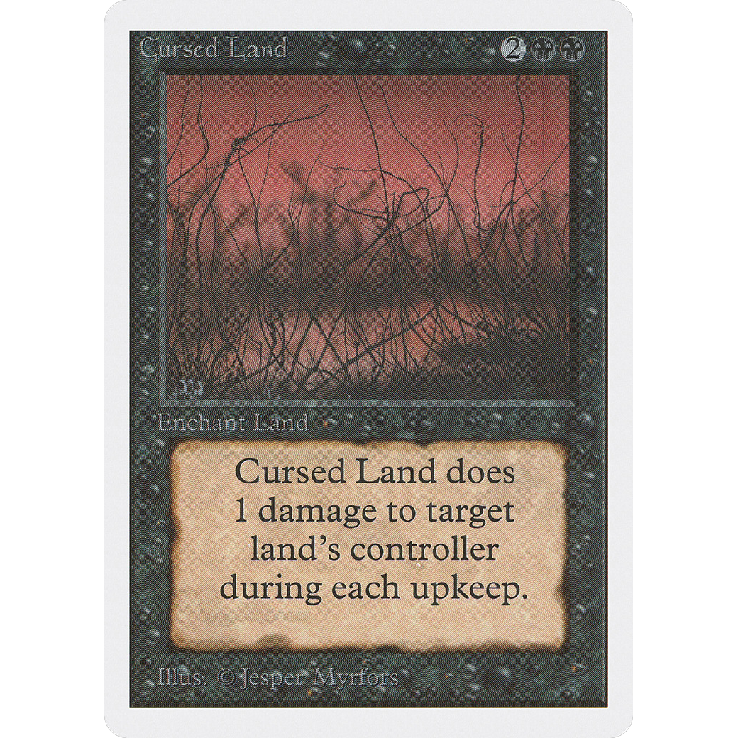 MTG Singles - Cursed Land - Unlimited - Regular