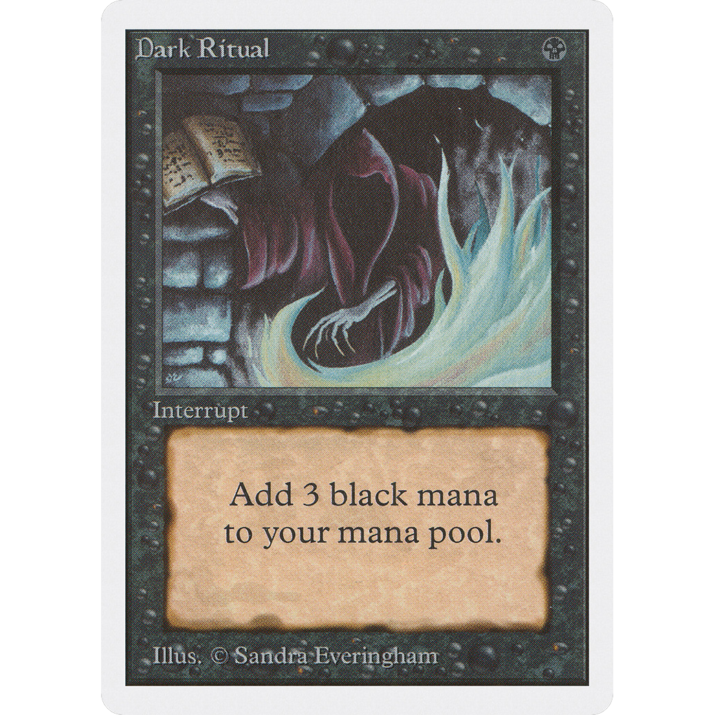 MTG Singles - Dark Ritual - Unlimited - Regular