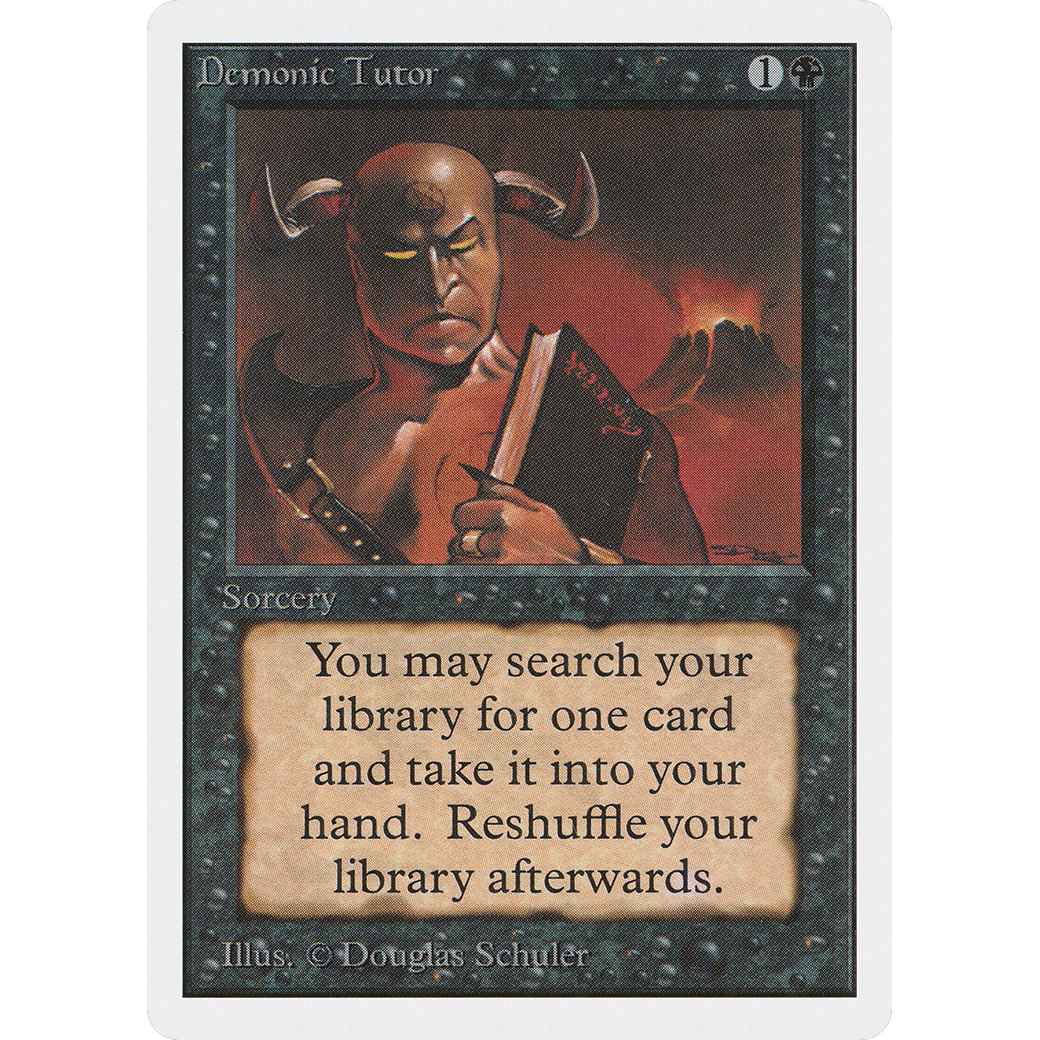 MTG Singles - Demonic Tutor - Unlimited - Regular