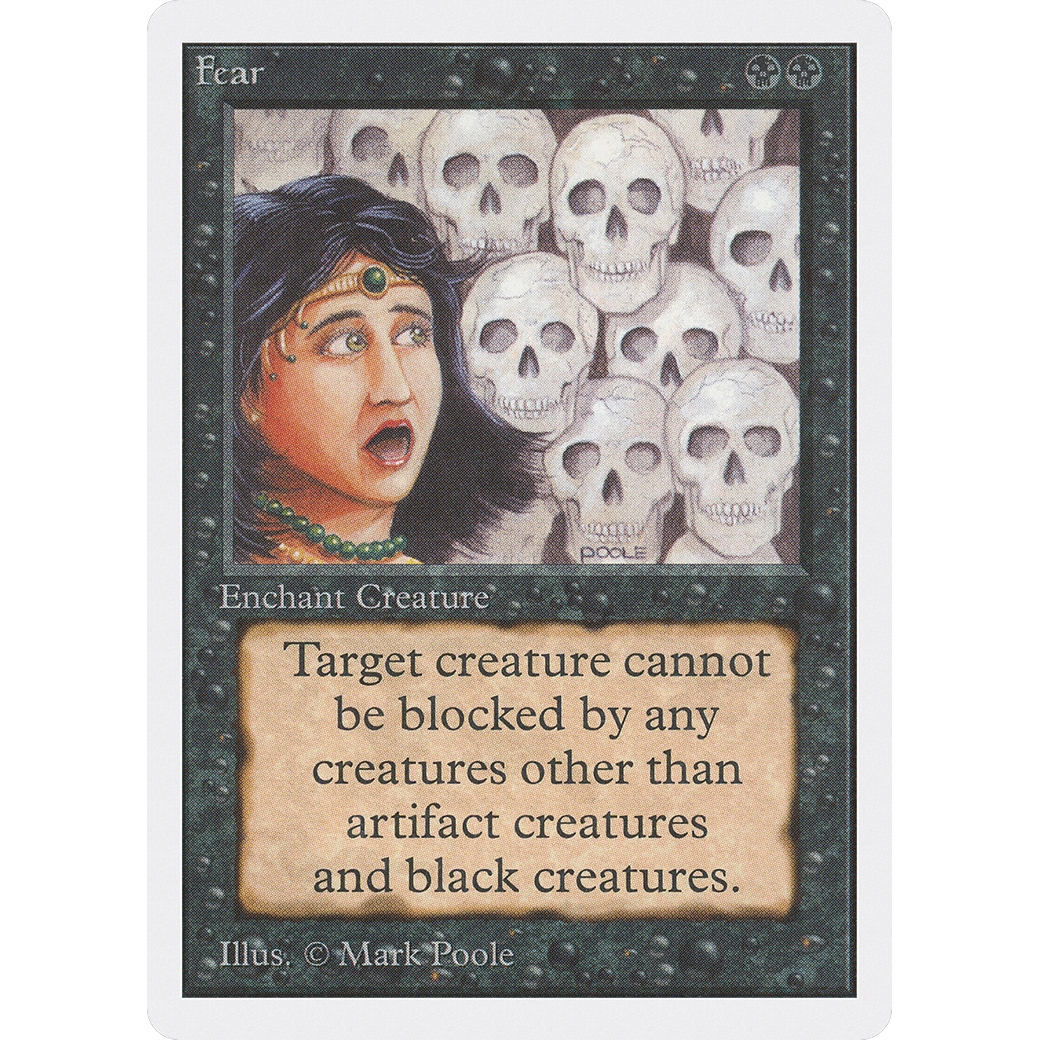 MTG Singles - Fear - Unlimited - Regular