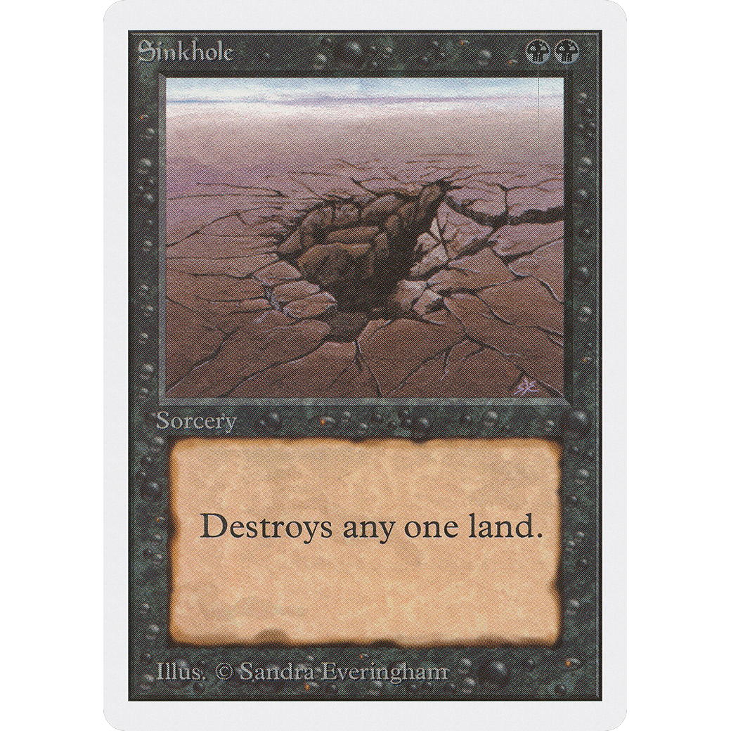 MTG Singles - Sinkhole - Unlimited - Regular