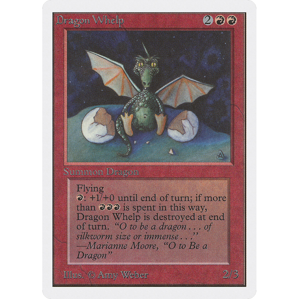 MTG Singles - Dragon Whelp - Unlimited - Regular
