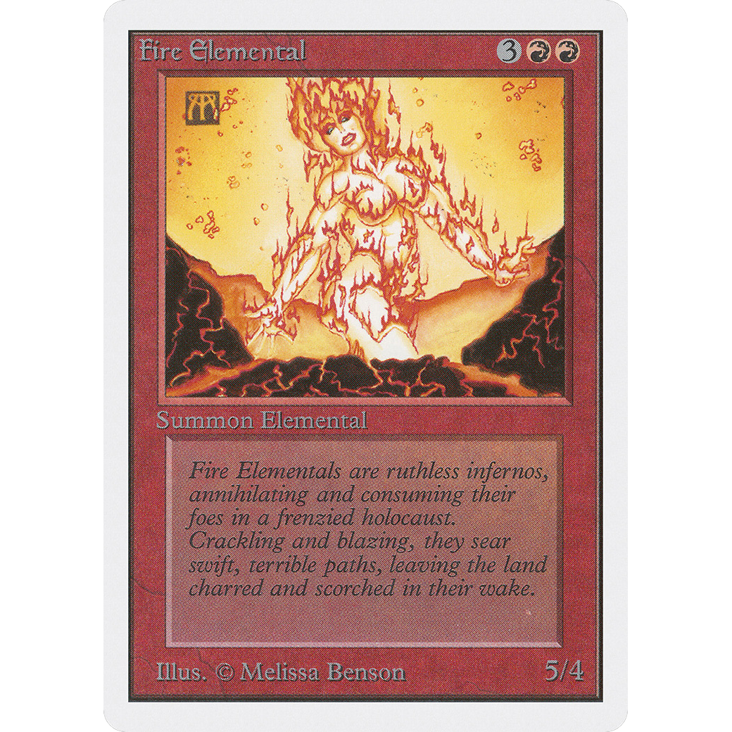 MTG Singles - Fire Elemental - Unlimited - Regular