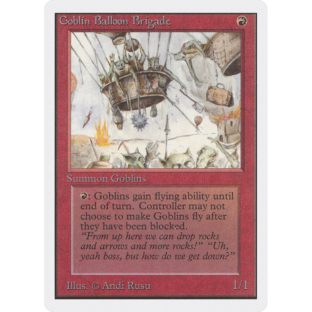 MTG Singles - Goblin Balloon Brigade - Unlimited - Regular