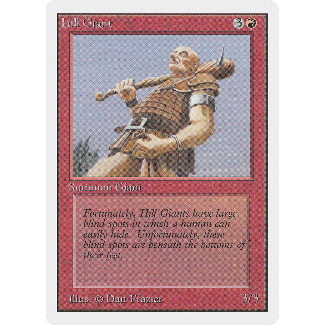 MTG Singles - Hill Giant - Unlimited - Regular