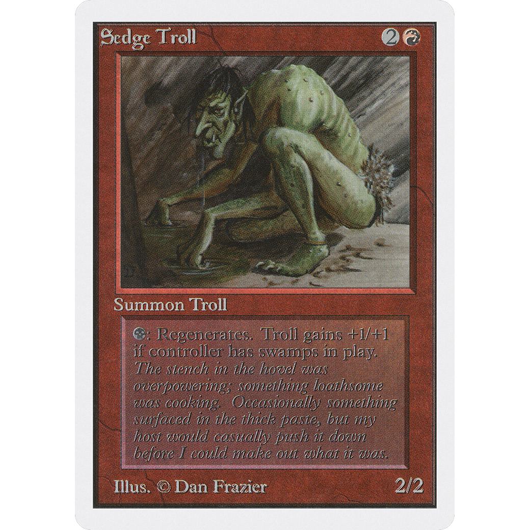 MTG Singles - Sedge Troll - Unlimited - 