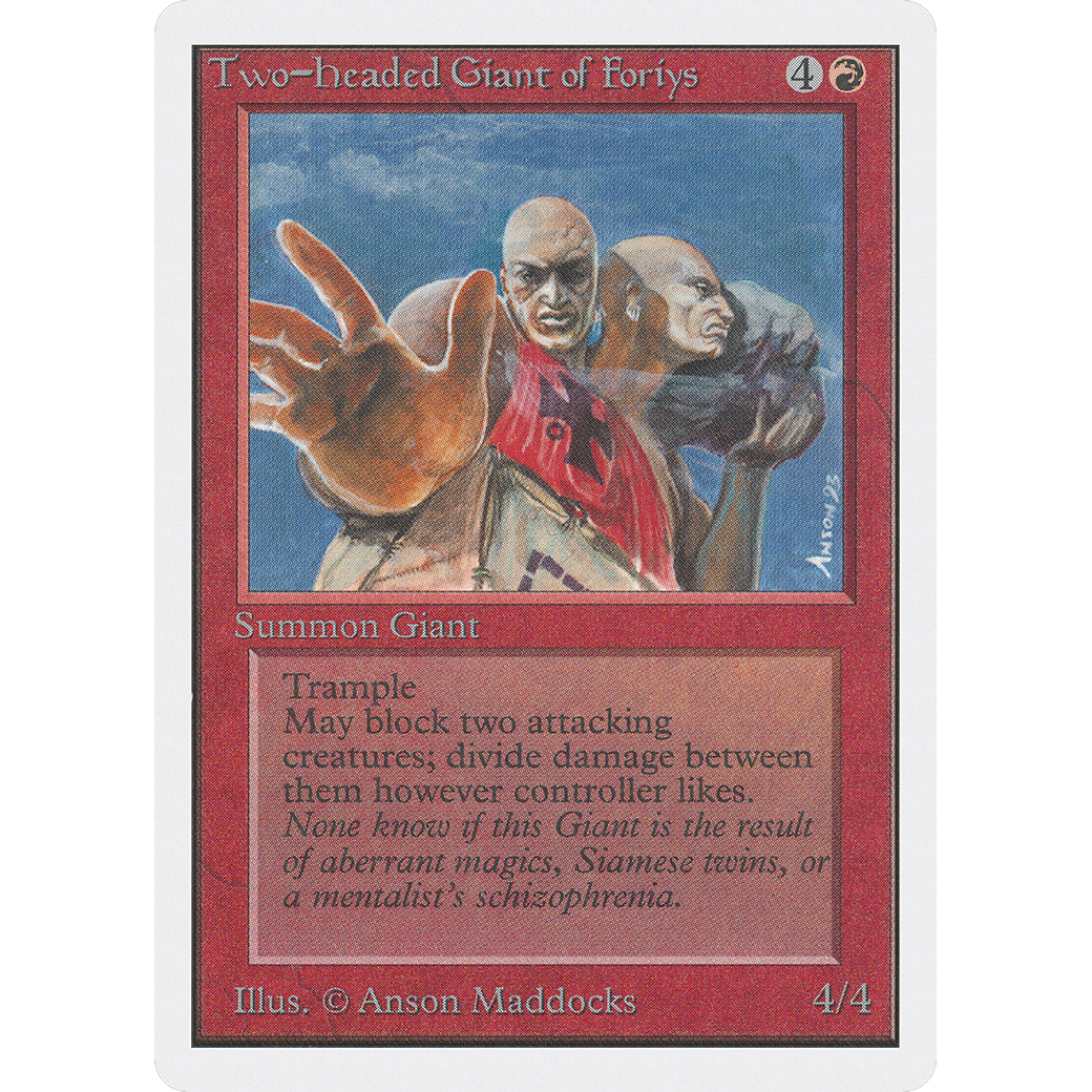 MTG Singles - Two-Headed Giant of Foriys - Unlimited - Regular
