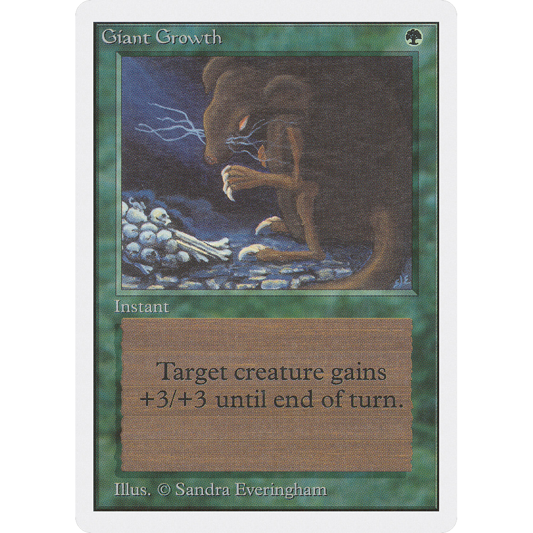 MTG Singles - Giant Growth - Unlimited - Regular