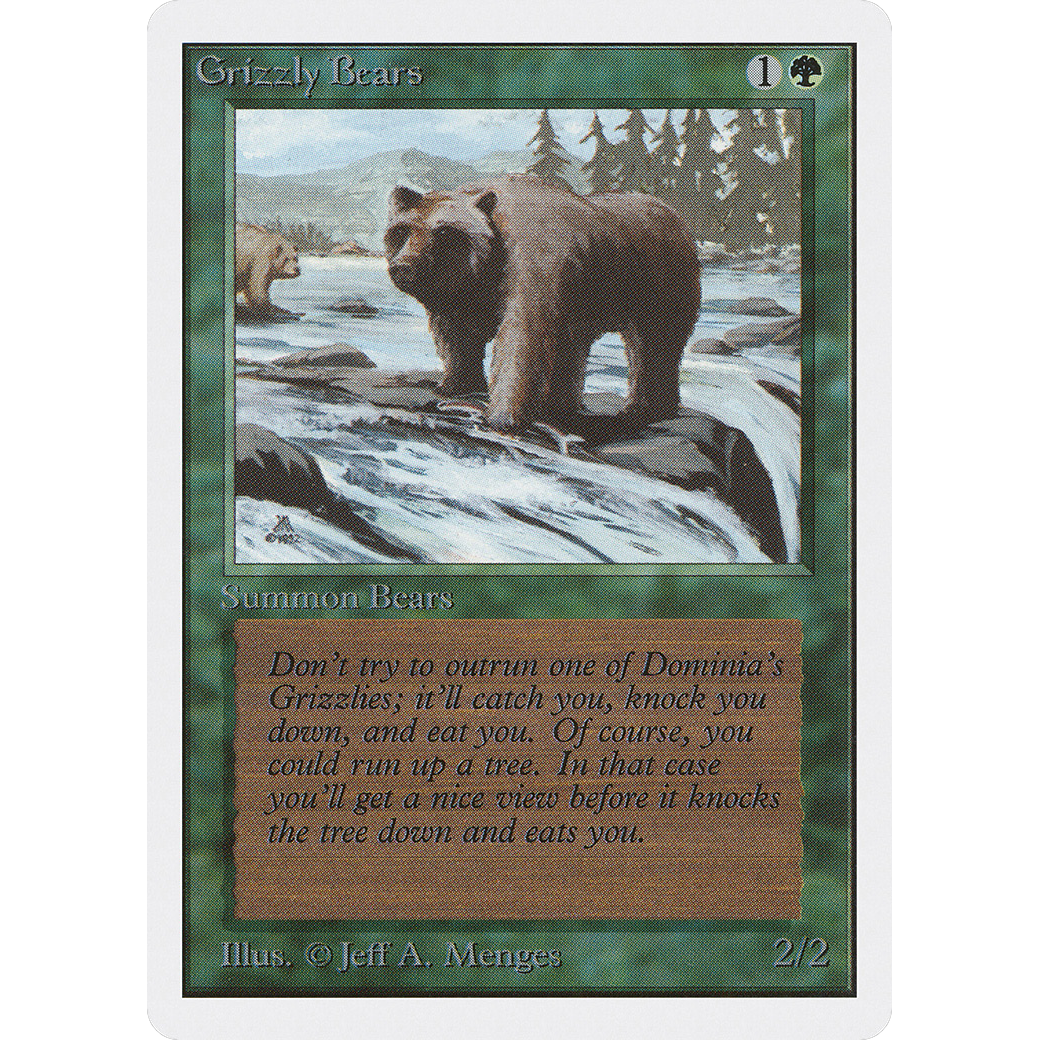 MTG Singles - Grizzly Bears - Unlimited - Regular