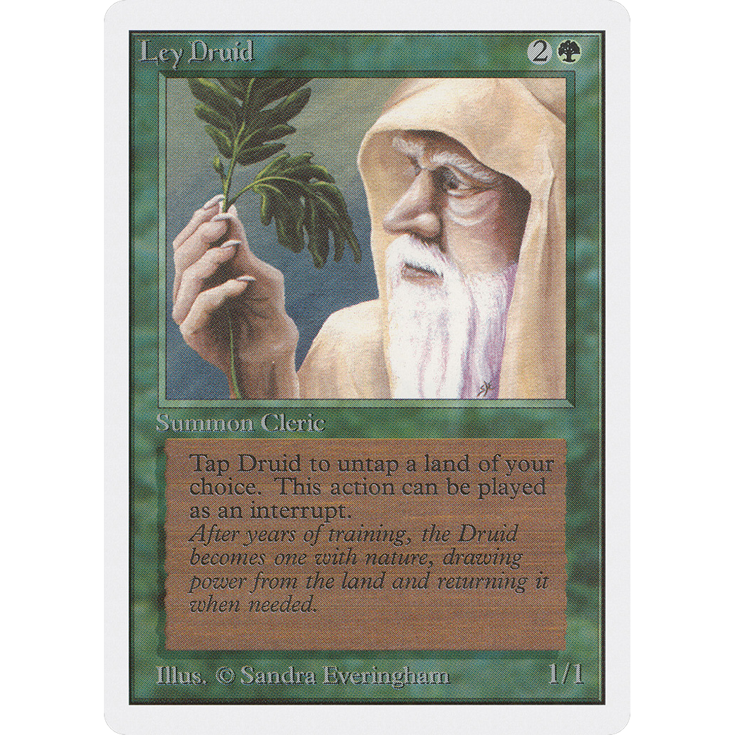 MTG Singles - Ley Druid - Unlimited - Regular