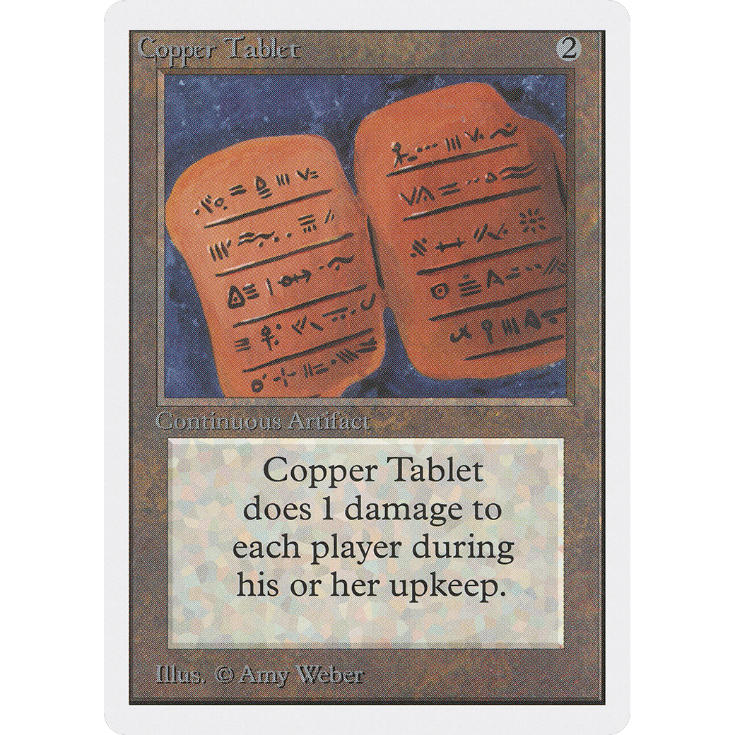 MTG Singles - Copper Tablet - Unlimited - Regular
