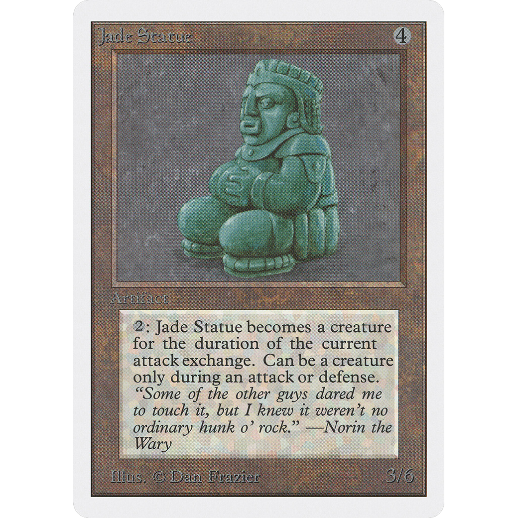 MTG Singles - Jade Statue - Unlimited - Regular