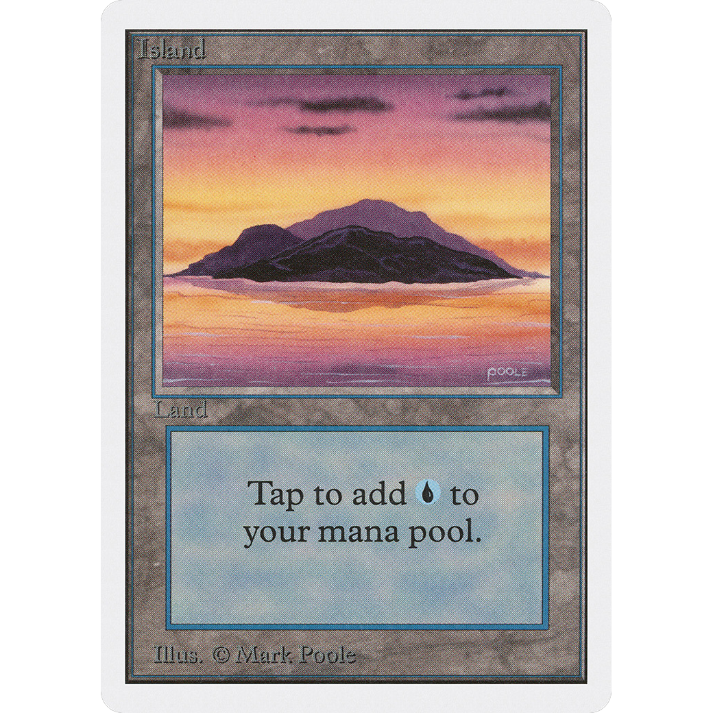MTG Singles - Island (V.1) - Unlimited - Regular