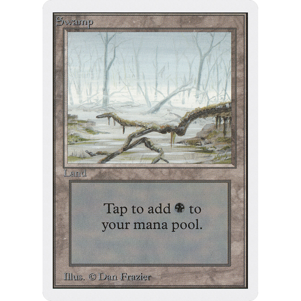 MTG Singles - Swamp (V.1) - Unlimited - Regular