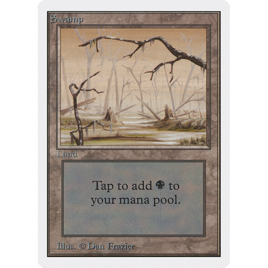 MTG Singles - Swamp (V.2) - Unlimited - Regular