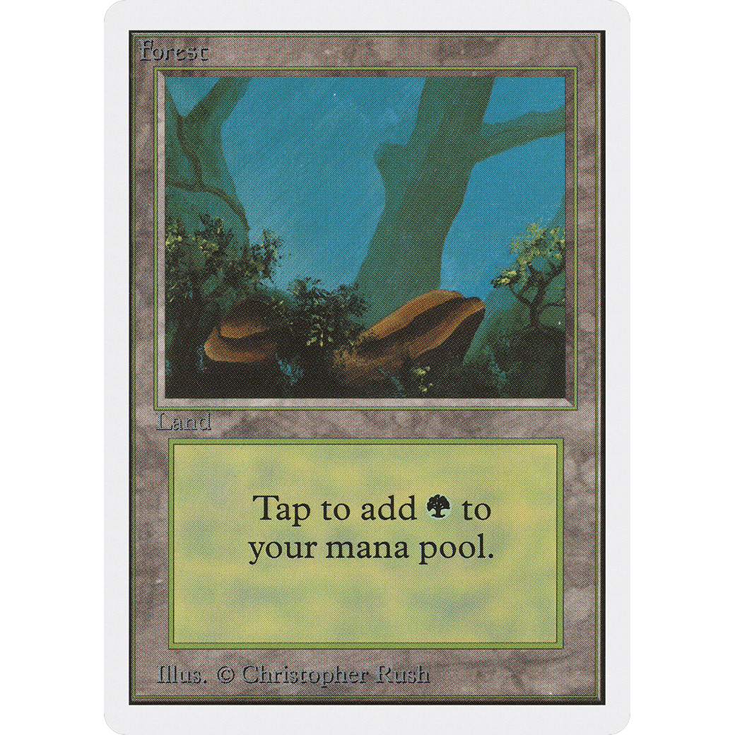 MTG Singles - Forest (V.1) - Unlimited - Regular