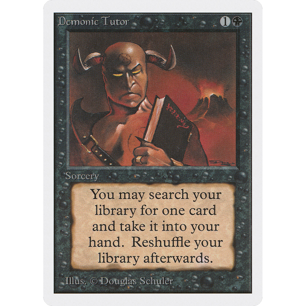 Demonic Tutor - Unlimited