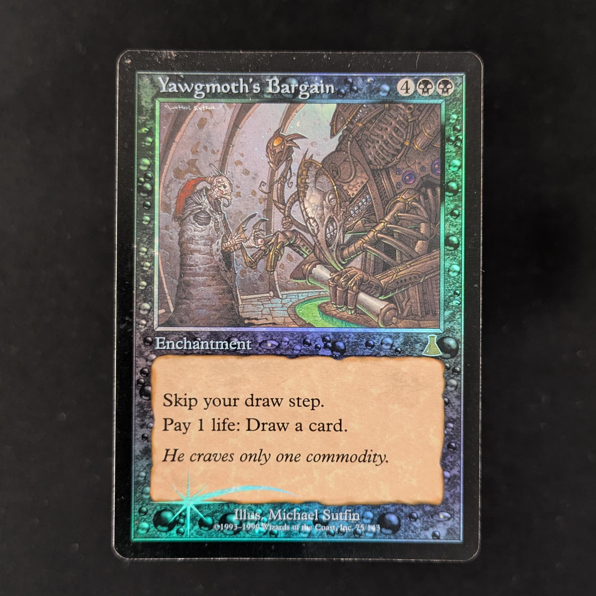 MTG Singles - [FOIL] Yawgmoth's Bargain - Urza's Destiny - PL - 
