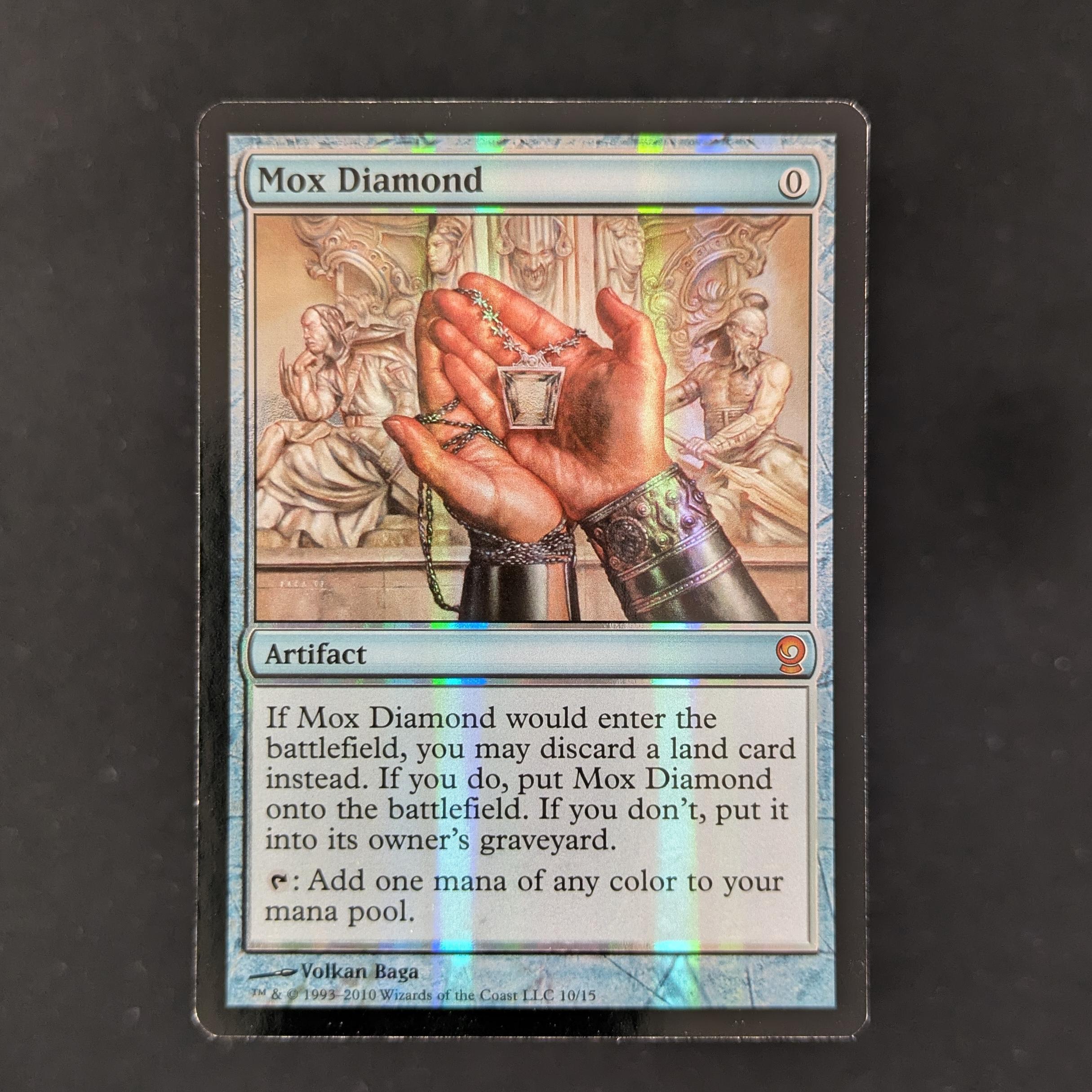 MTG Singles - [FOIL] Mox Diamond - From the Vault: Relics - EX - 
