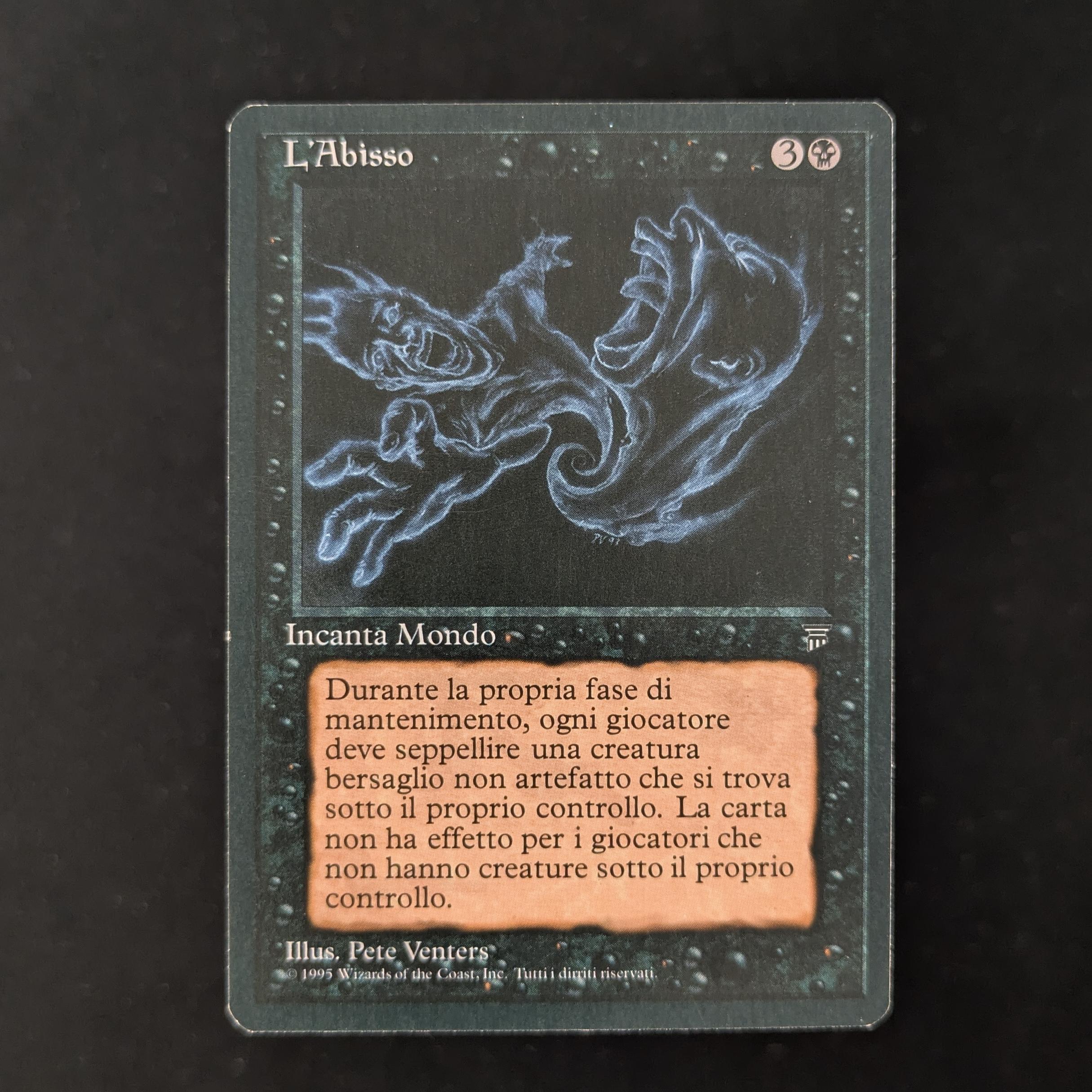 MTG Singles - The Abyss - Legends Italian - EX - 30139
