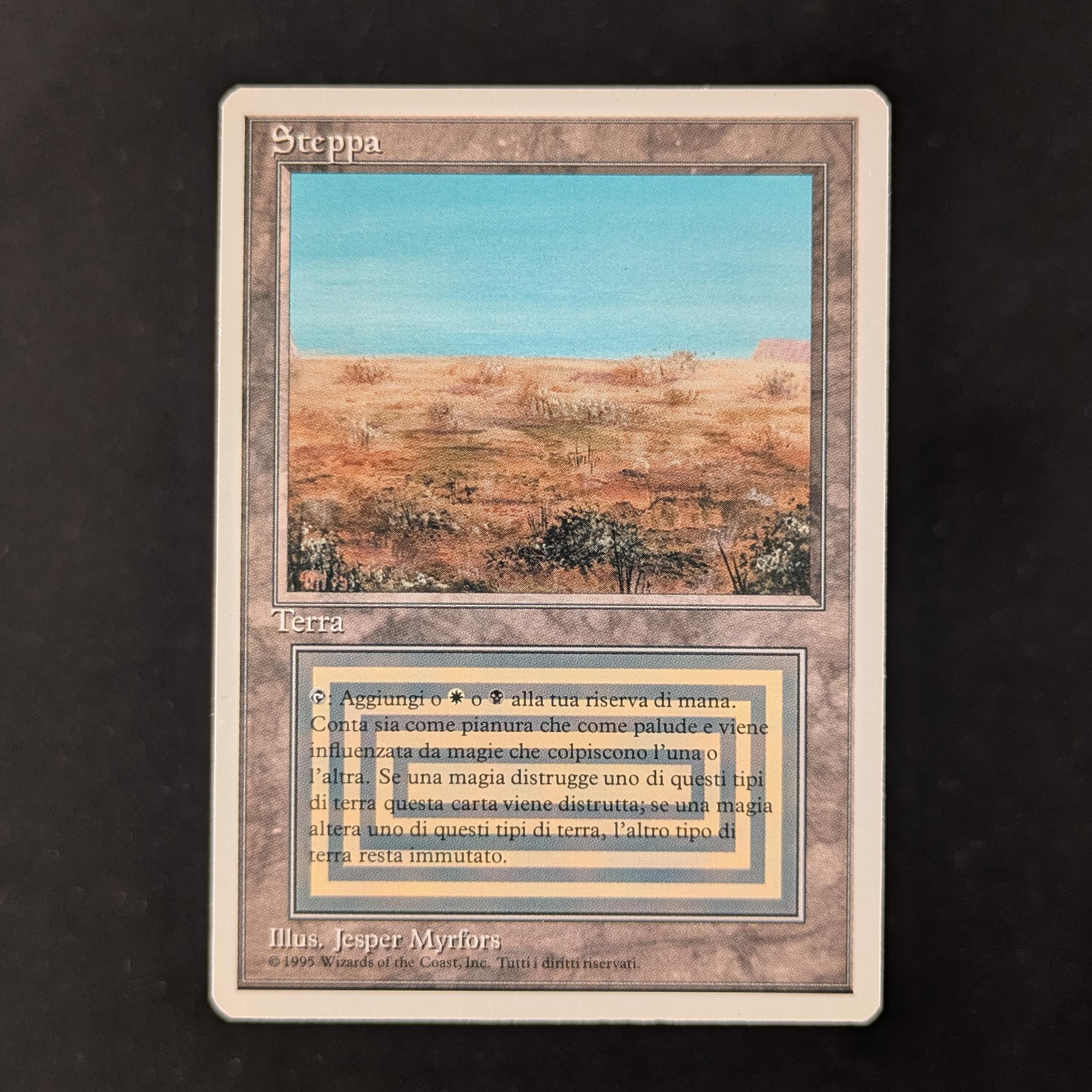 MTG Singles - Scrubland - Foreign White Bordered - Italian - EX - 30234