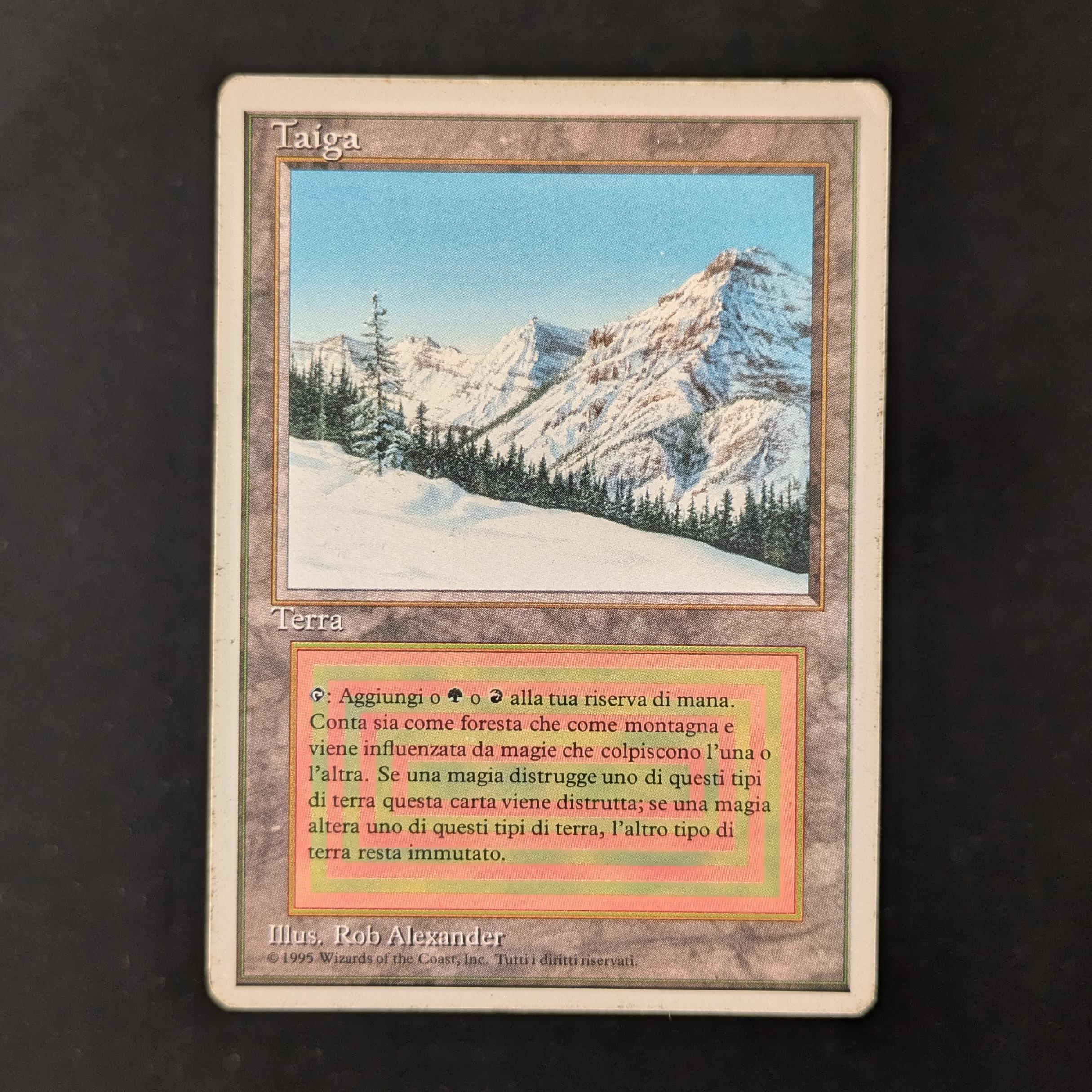 MTG Singles - Taiga - Foreign White Bordered - Italian - PL - 30237