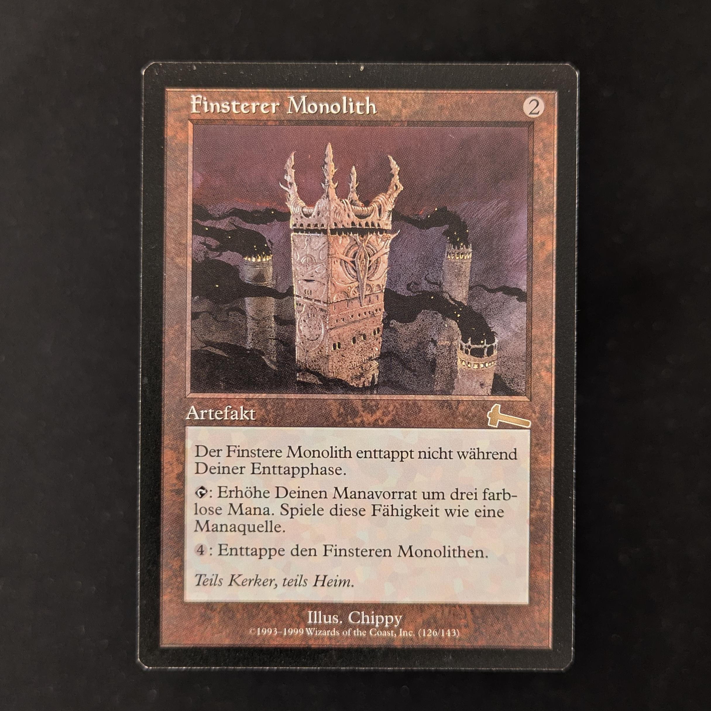 MTG Singles - Grim Monolith - Urza's Legacy - German - GD - 30262