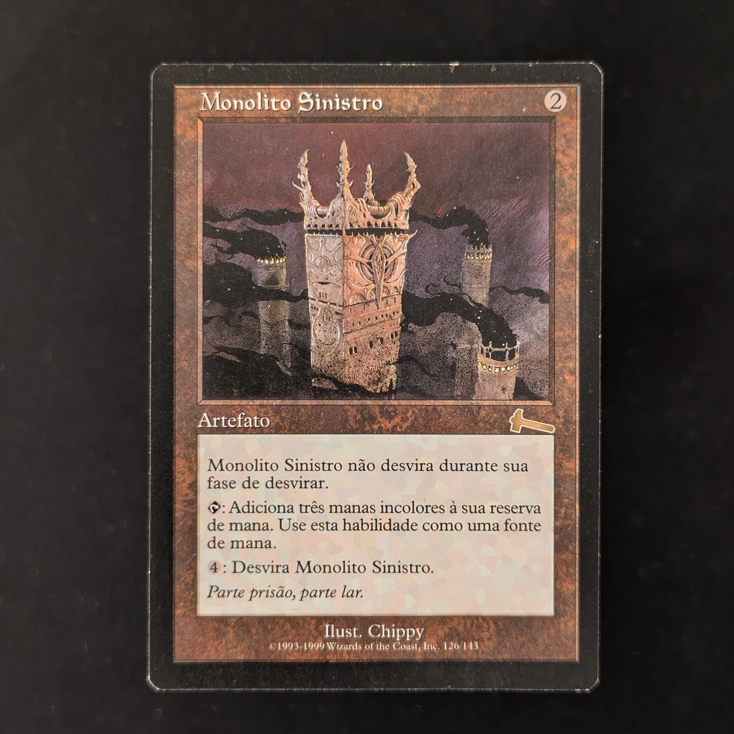 MTG Singles - Grim Monolith - Urza's Legacy - Portuguese - LP - 30265
