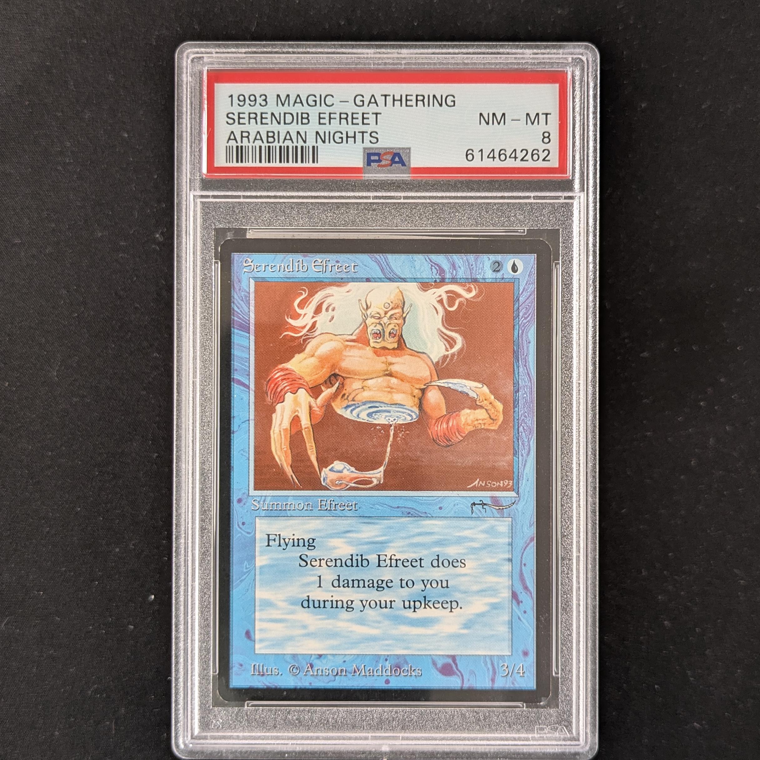 MTG Singles - Serendib Efreet - Arabian Nights - PSA 8 - 30296