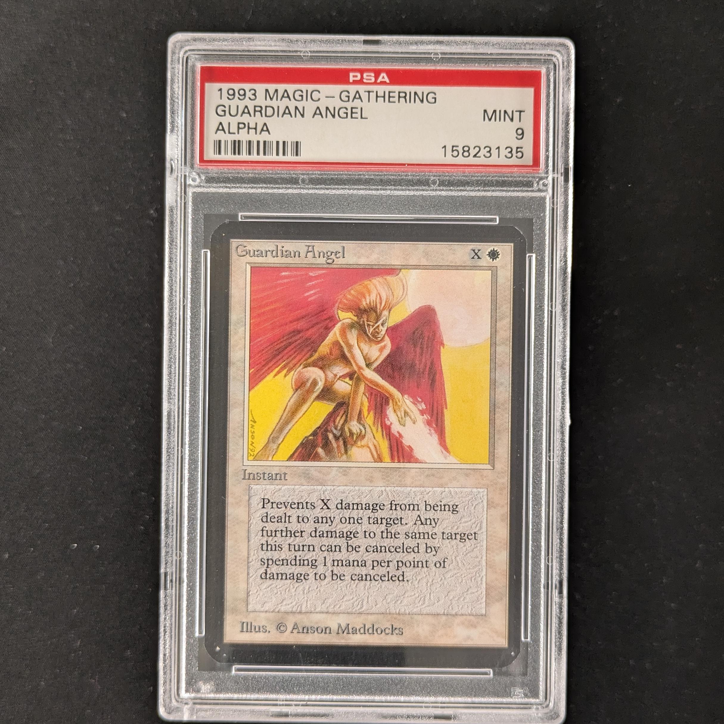 MTG Singles - Guardian Angel - Alpha - PSA 9 - 