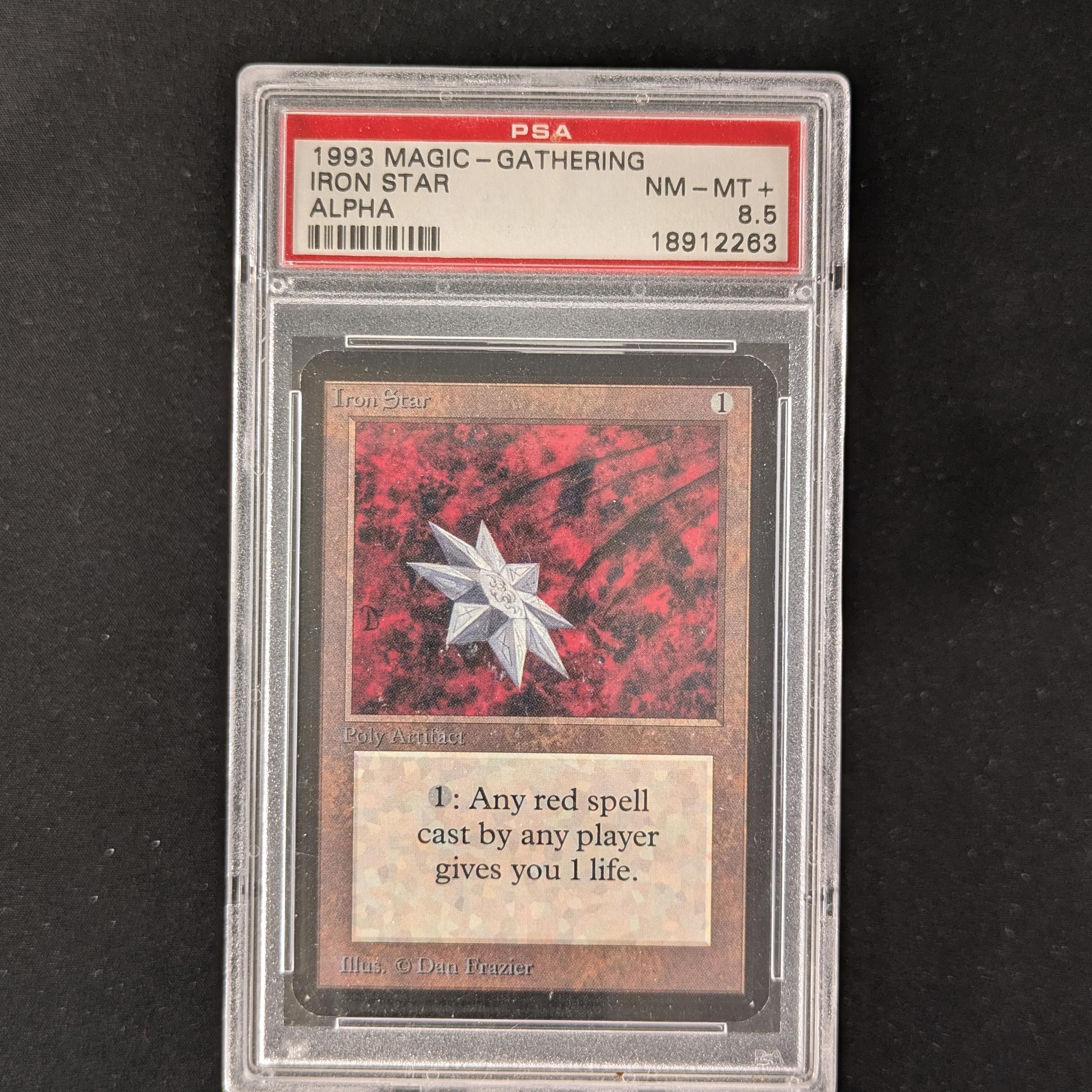 MTG Singles - Iron Star - Alpha - PSA 8.5 - 