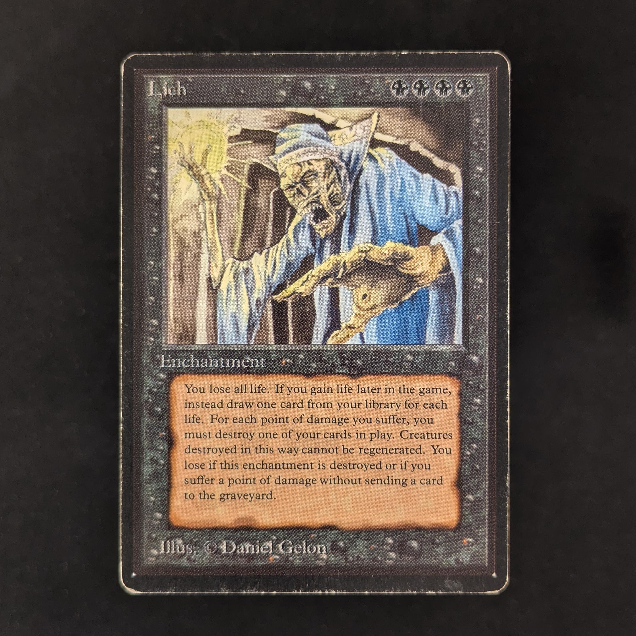 MTG Singles - Lich - Beta - LP - 30404