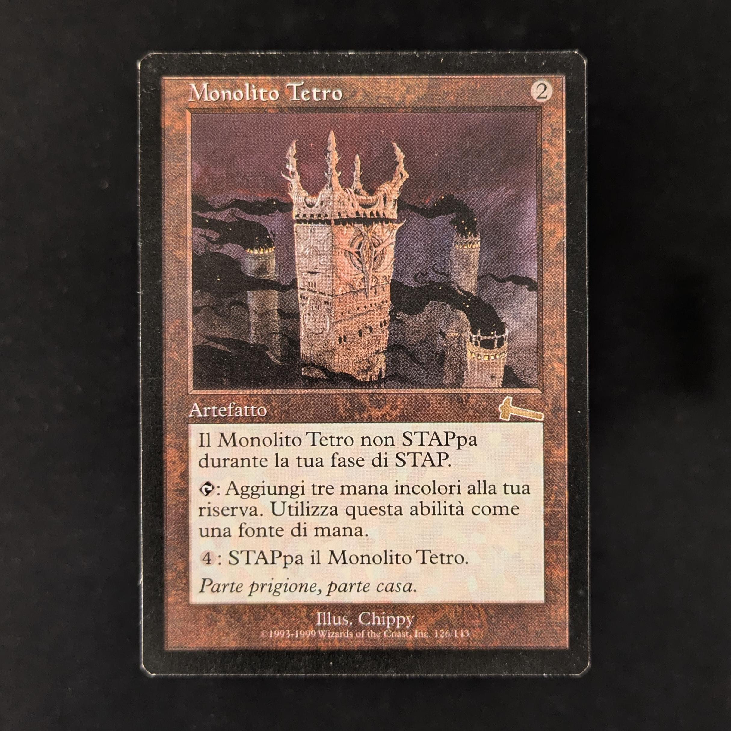 MTG Singles - Grim Monolith - Urza's Legacy - Italian - GD - 30658