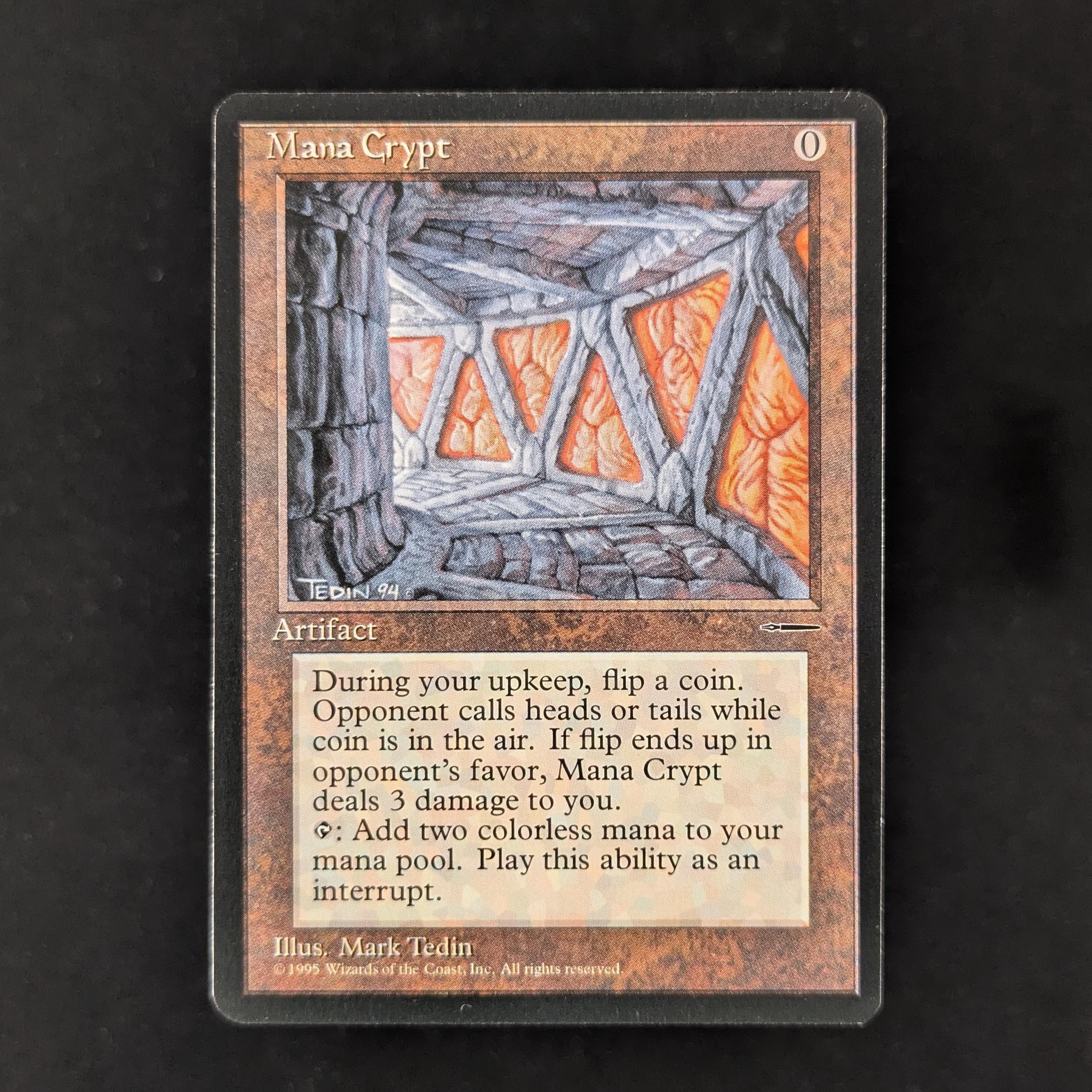 MTG Singles - Mana Crypt (Book Insert) - Harper Prism Promos - EX - 